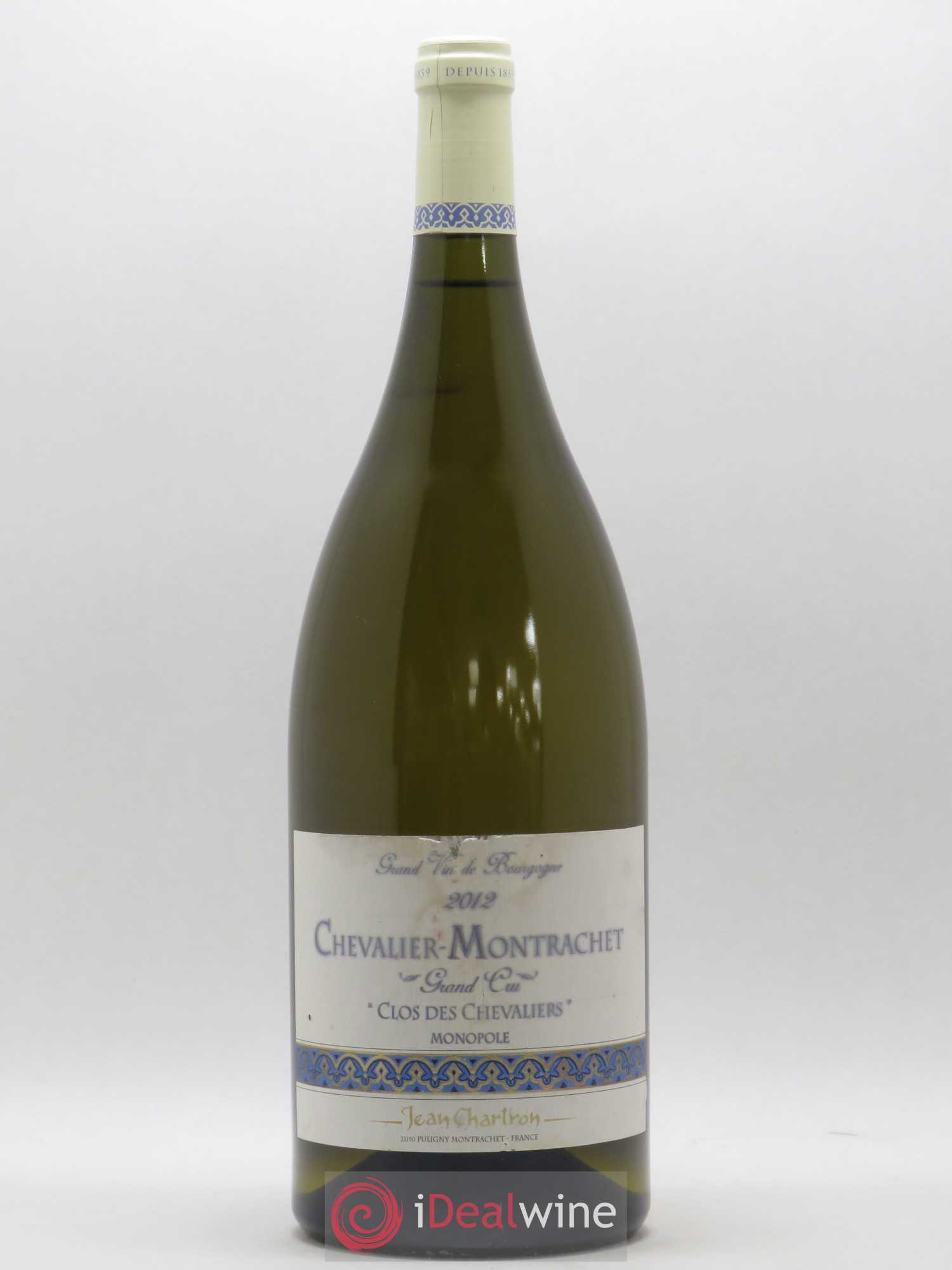 Chevalier-Montrachet Grand Cru Clos des Chevaliers Jean Chartron (Domaine) 2012 - Lot de 1 magnum - 0