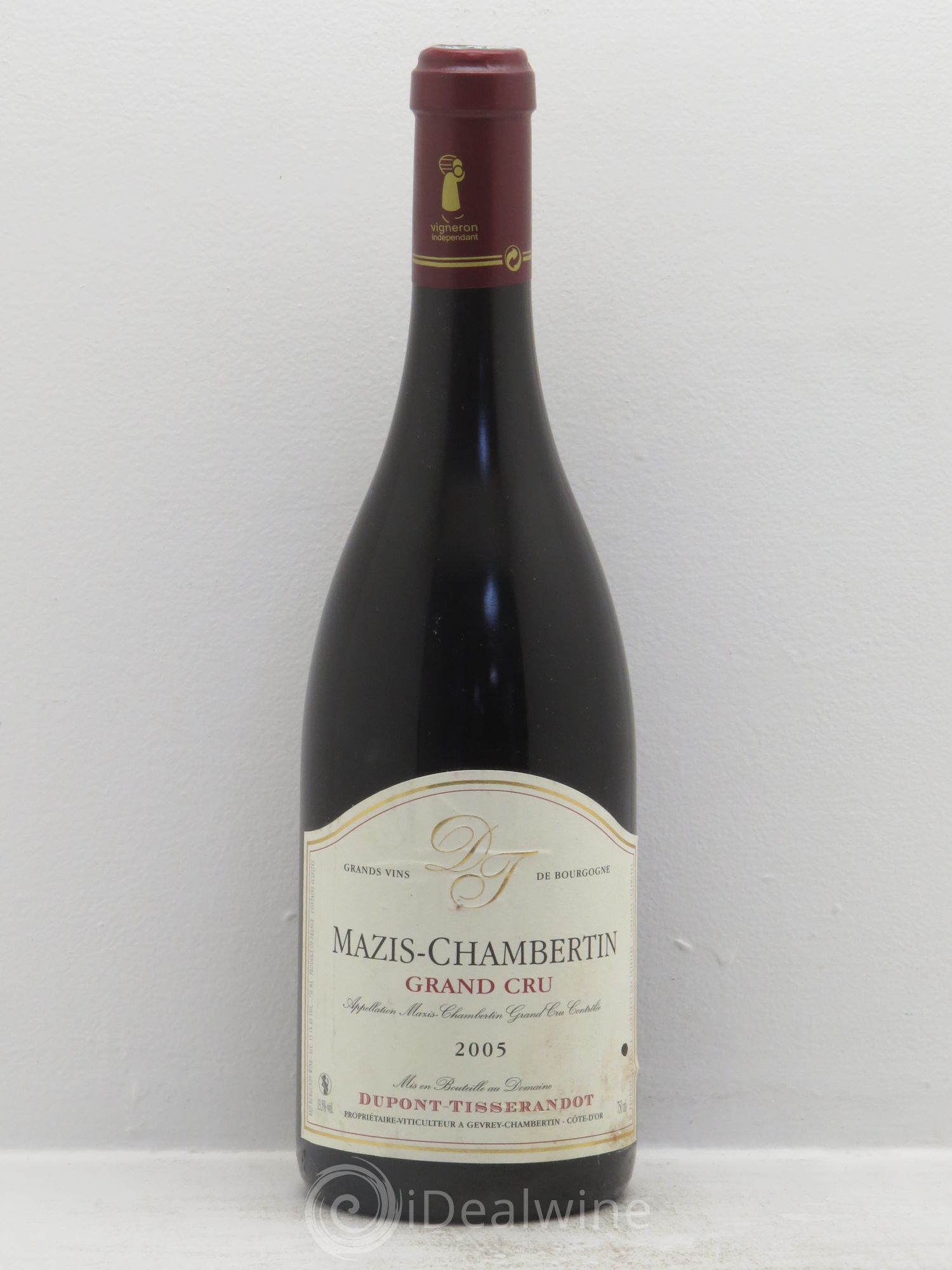 Mazis-Chambertin Grand Cru Dupont-Tisserandot (Domaine) 2002 - Lot de 1 bouteille - 0