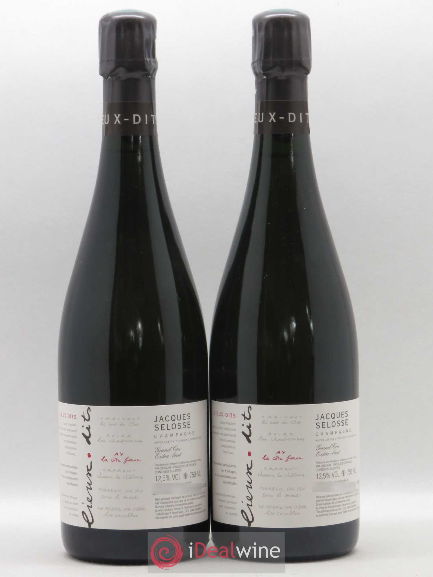 La Côte Faron Blanc de Noirs Grand Cru Extra-Brut Jacques Selosse - Lot de 2 bouteilles - 0