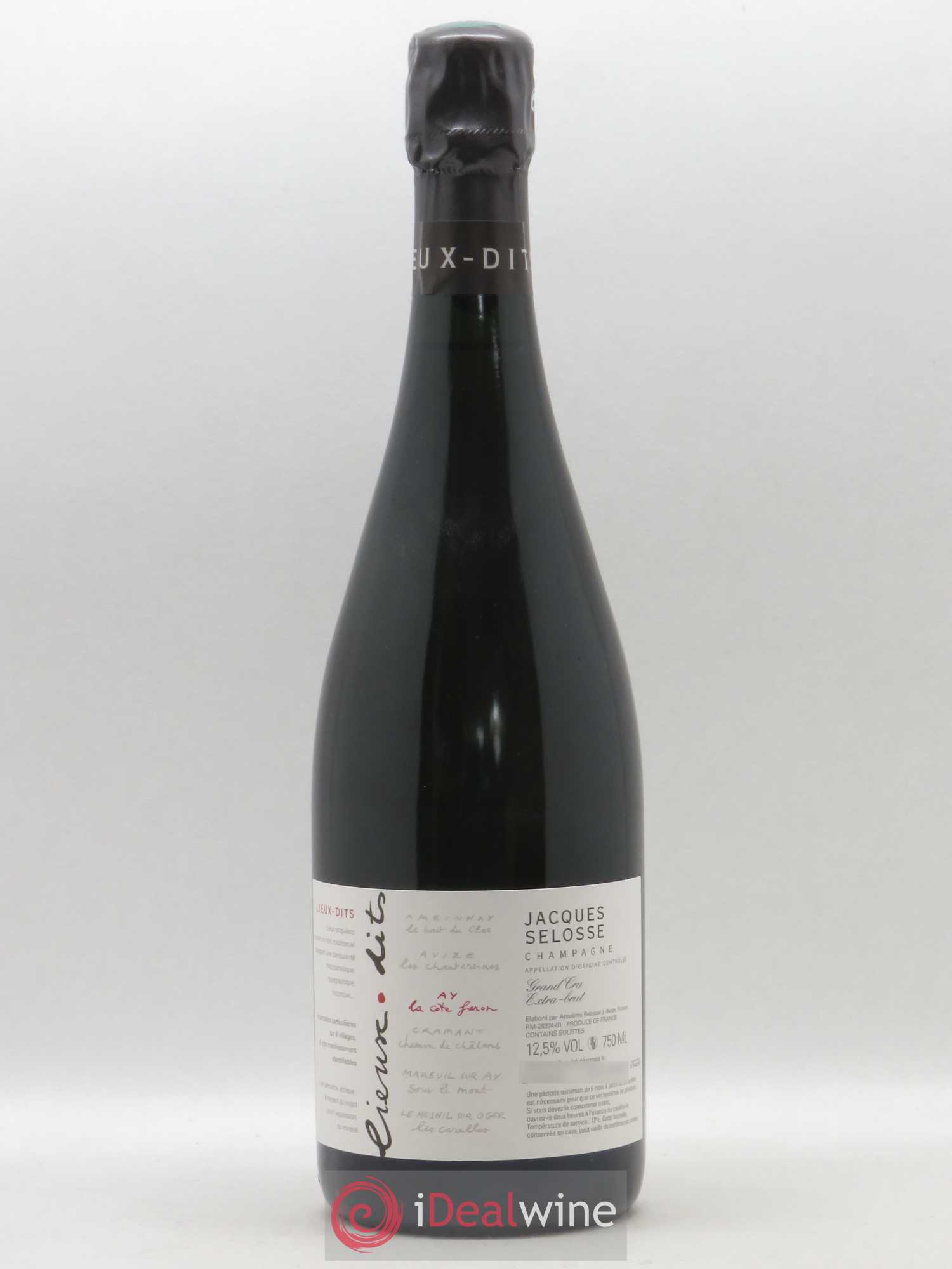 La Côte Faron Blanc de Noirs Grand Cru Extra-Brut Jacques Selosse - Lot de 1 bouteille - 0