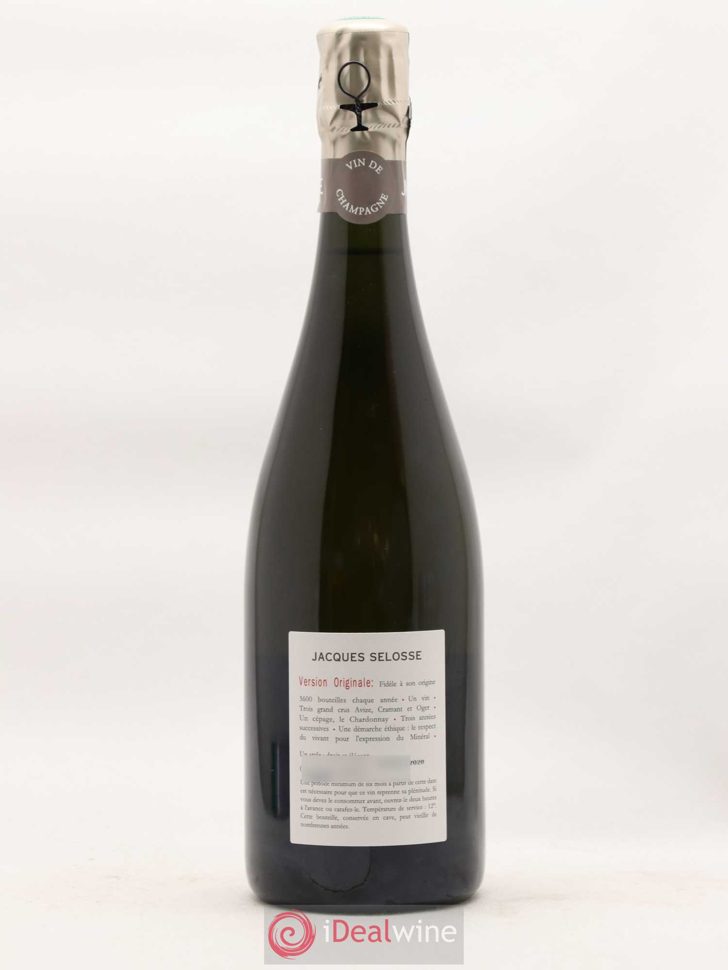 Version Originale Jacques Selosse - Lot de 1 bouteille - 1