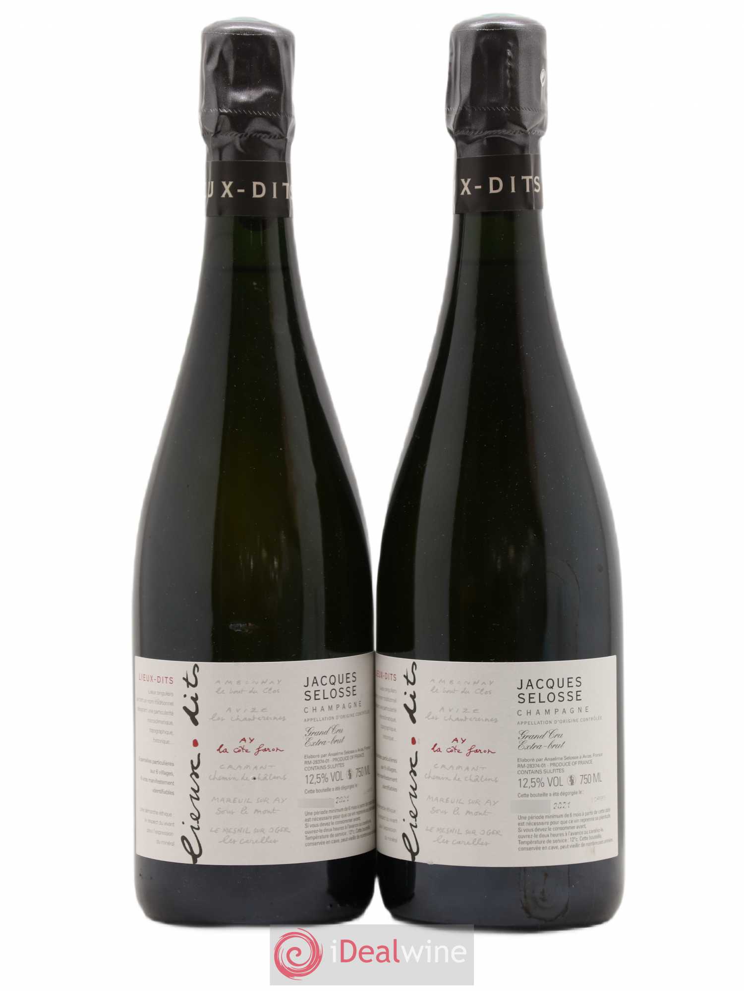 La Côte Faron Blanc de Noirs Grand Cru Extra-Brut Jacques Selosse - Lot de 2 bouteilles - 0