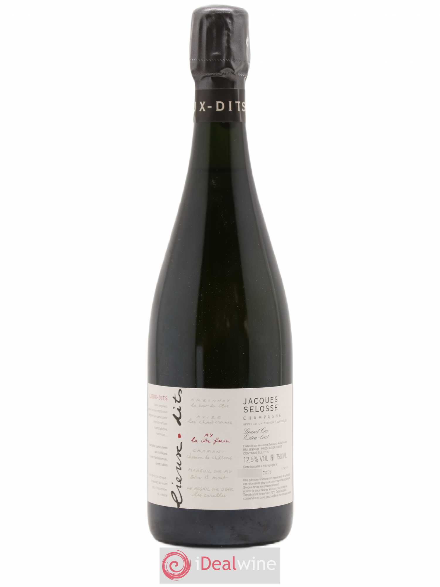 La Côte Faron Blanc de Noirs Grand Cru Extra-Brut Jacques Selosse - Lot de 1 bouteille - 0