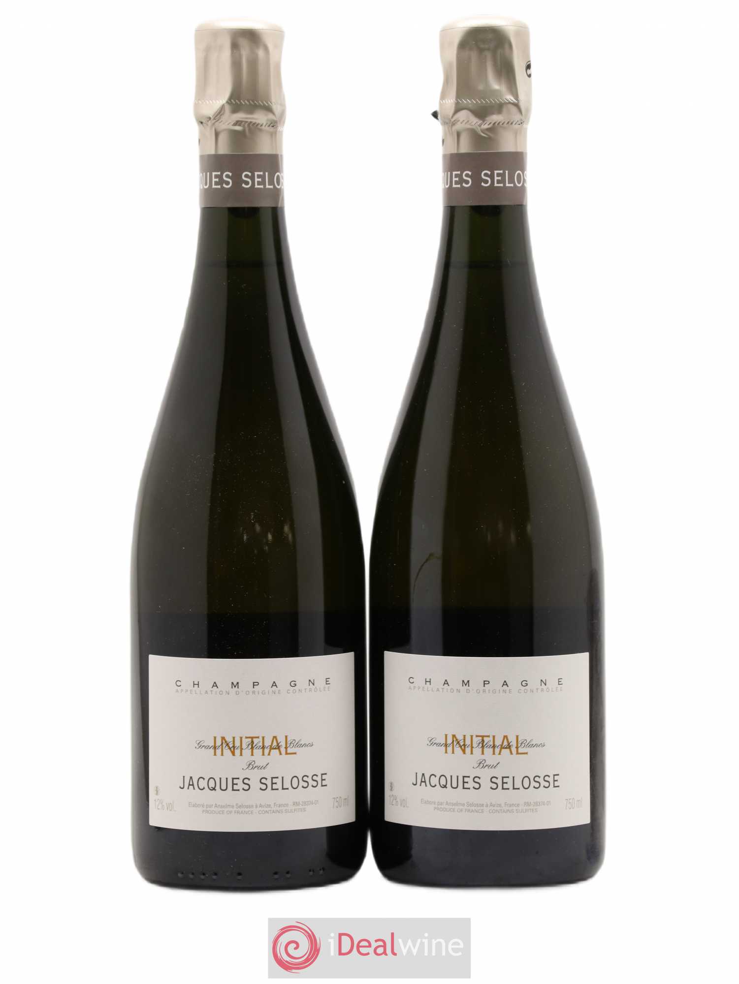 Initial Brut Jacques Selosse - Lot de 2 bouteilles - 0