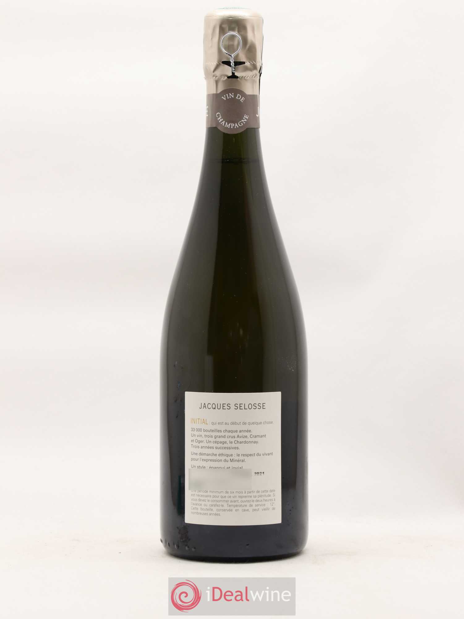 Initial Brut Jacques Selosse - Lot de 1 bouteille - 1