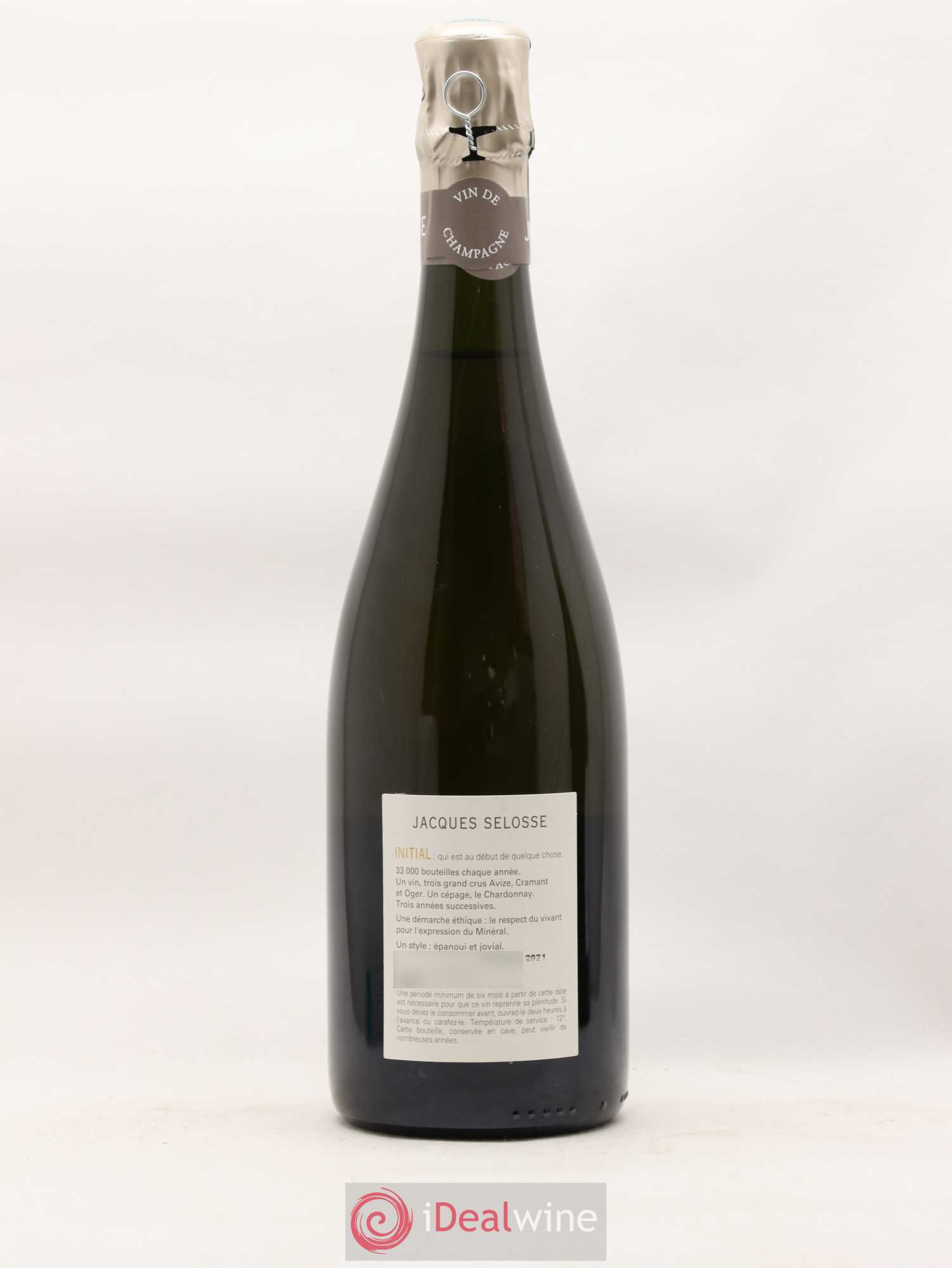Initial Brut Jacques Selosse - Lot de 1 bouteille - 1