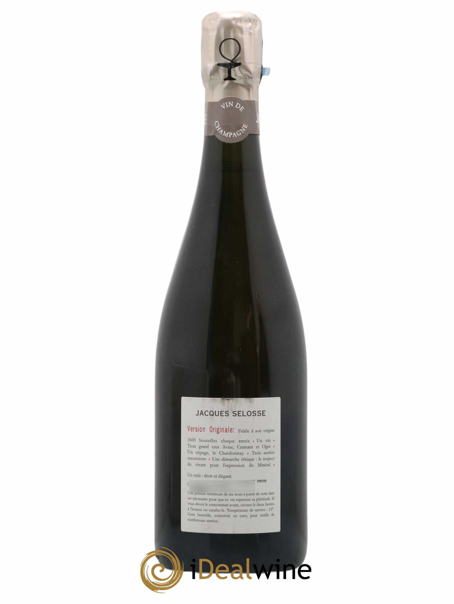 Version Originale Jacques Selosse - Lot de 1 bouteille - 1
