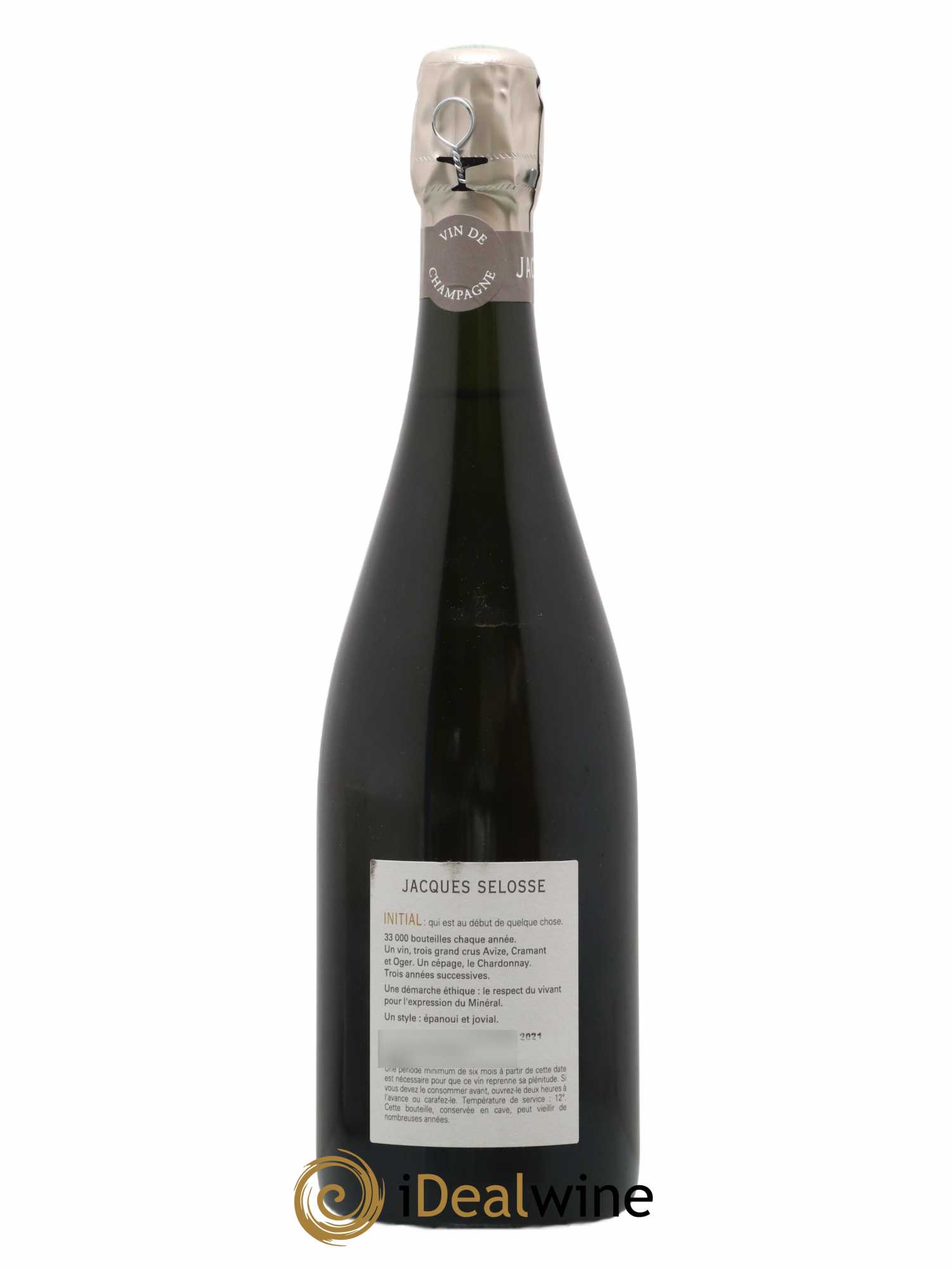 Initial Brut Jacques Selosse - Lot de 1 bouteille - 1