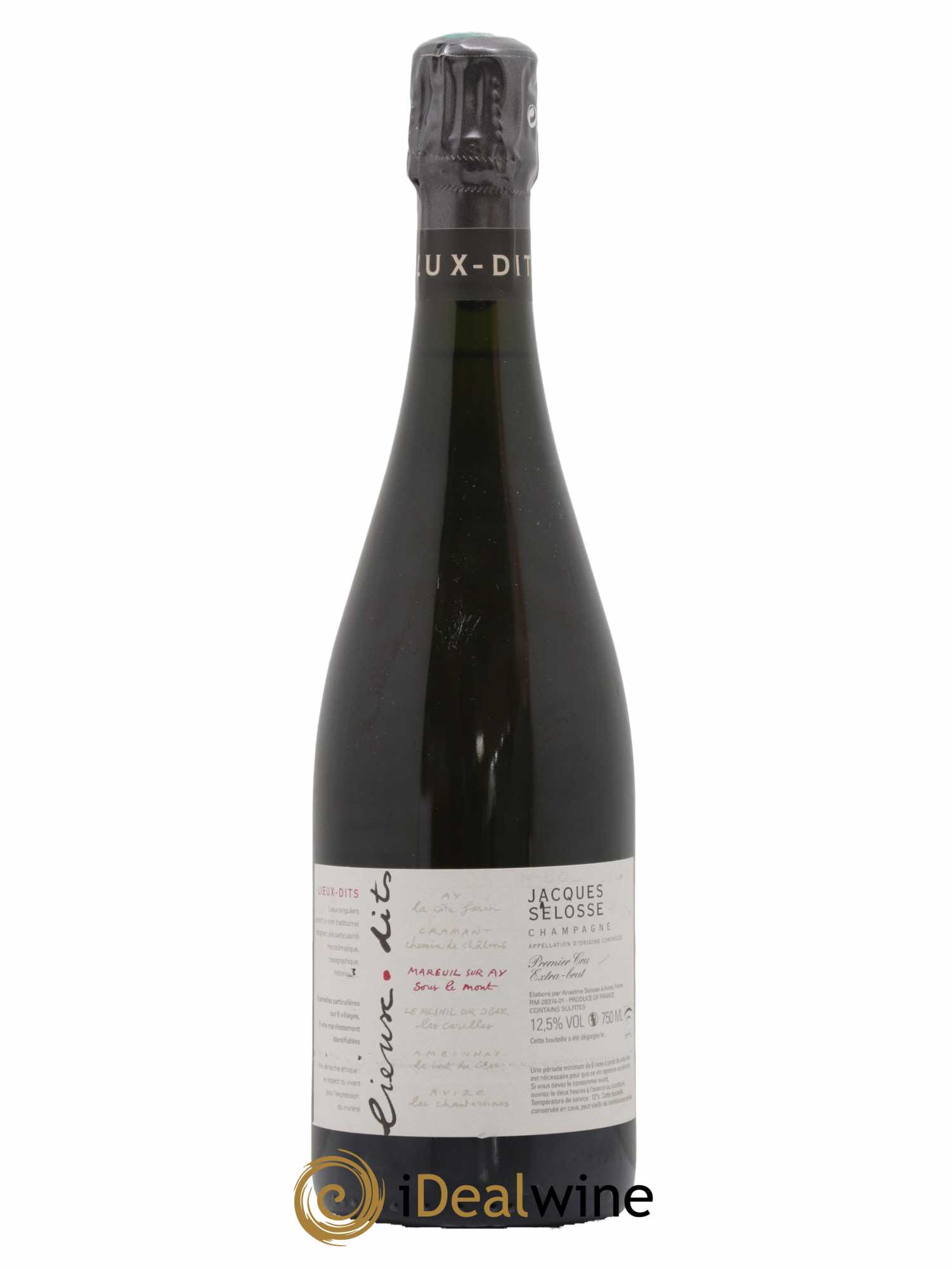 Mareuil sur Ay Sous le Mont Extra-Brut Jacques Selosse - Lot de 1 bouteille - 0