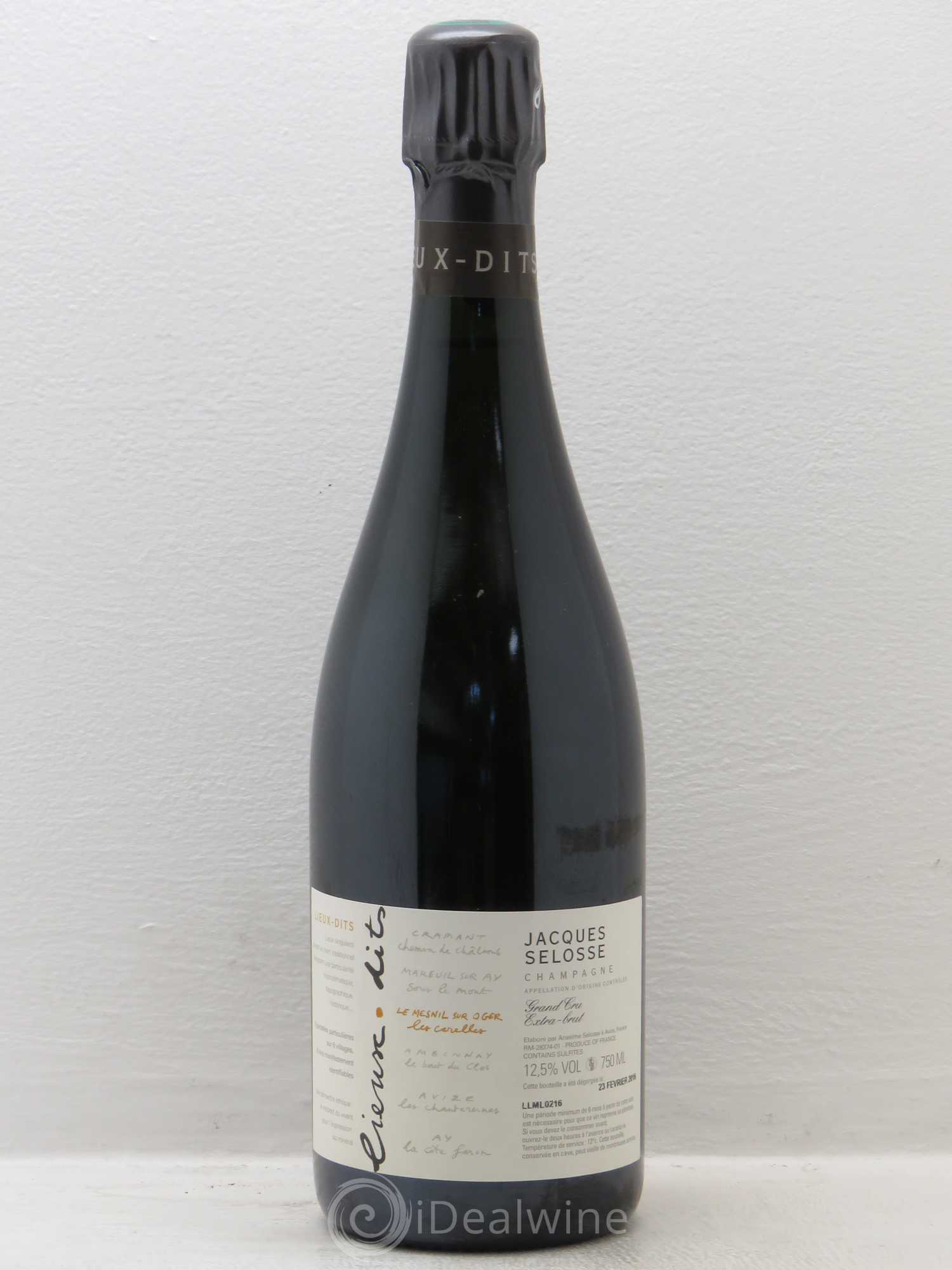 Les Carelles Blanc de Blancs Jacques Selosse - Lot de 1 bouteille - 0