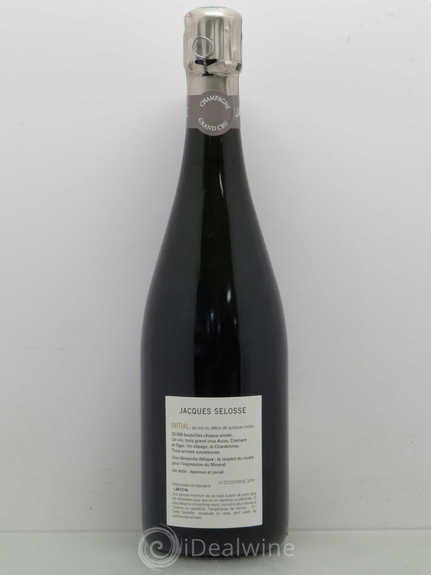 Initial Brut Jacques Selosse Blanc de Blancs - Lot de 1 bouteille - 1