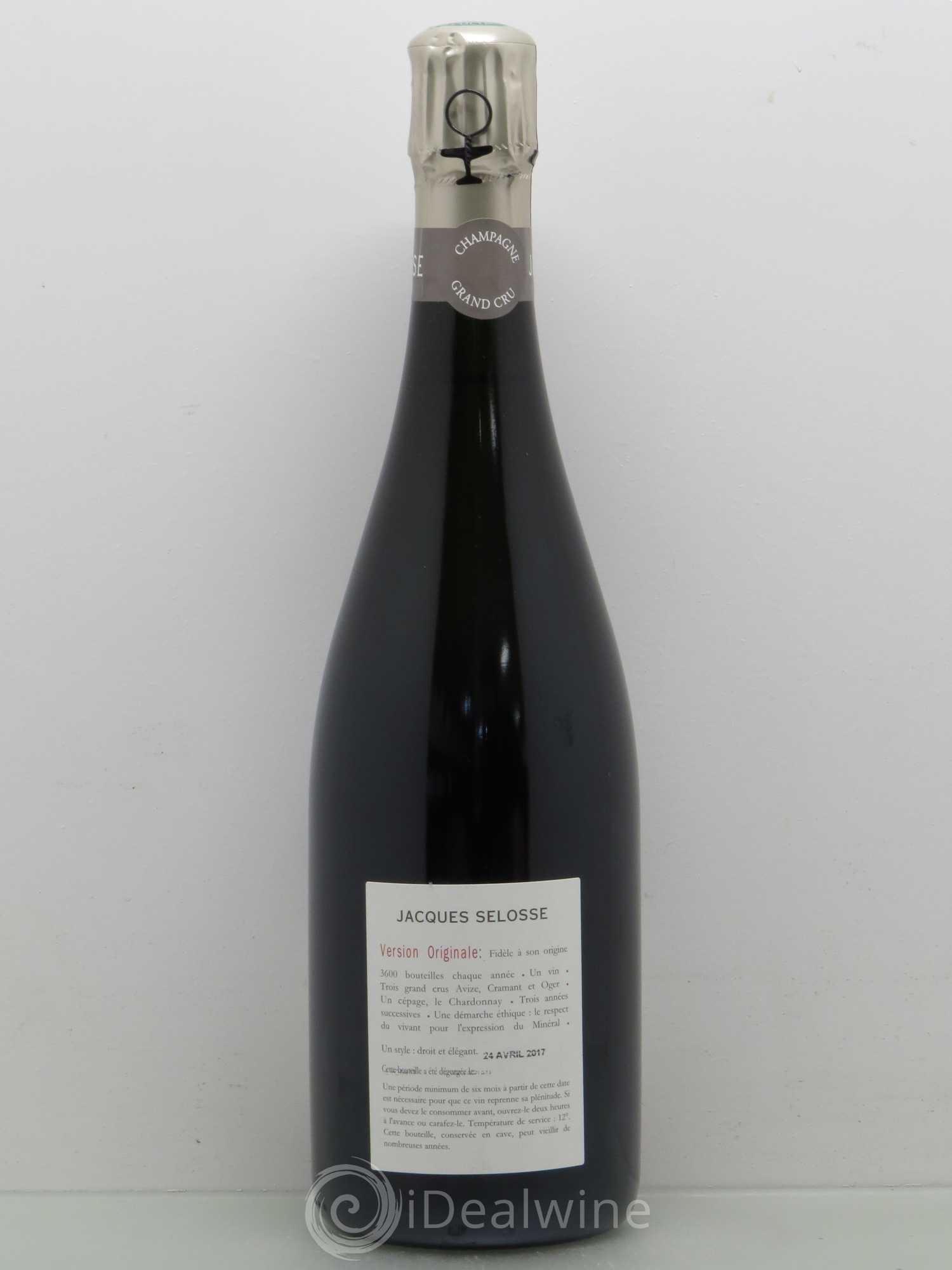 Version Originale Jacques Selosse Blanc de Blancs Extra Brut - Posten von 1 Flasche - 1