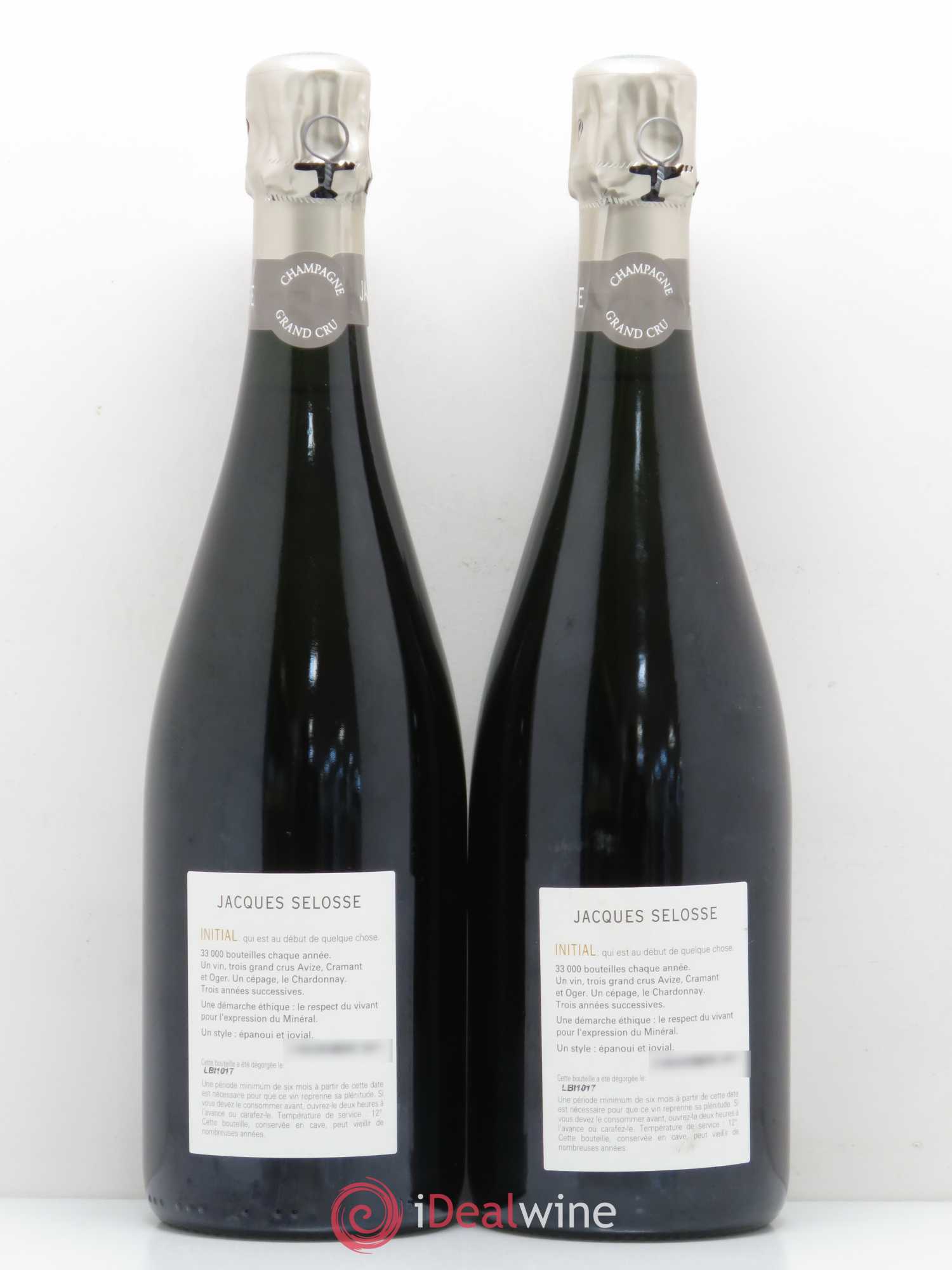 Initial Brut Jacques Selosse - Lot de 2 bouteilles - 1