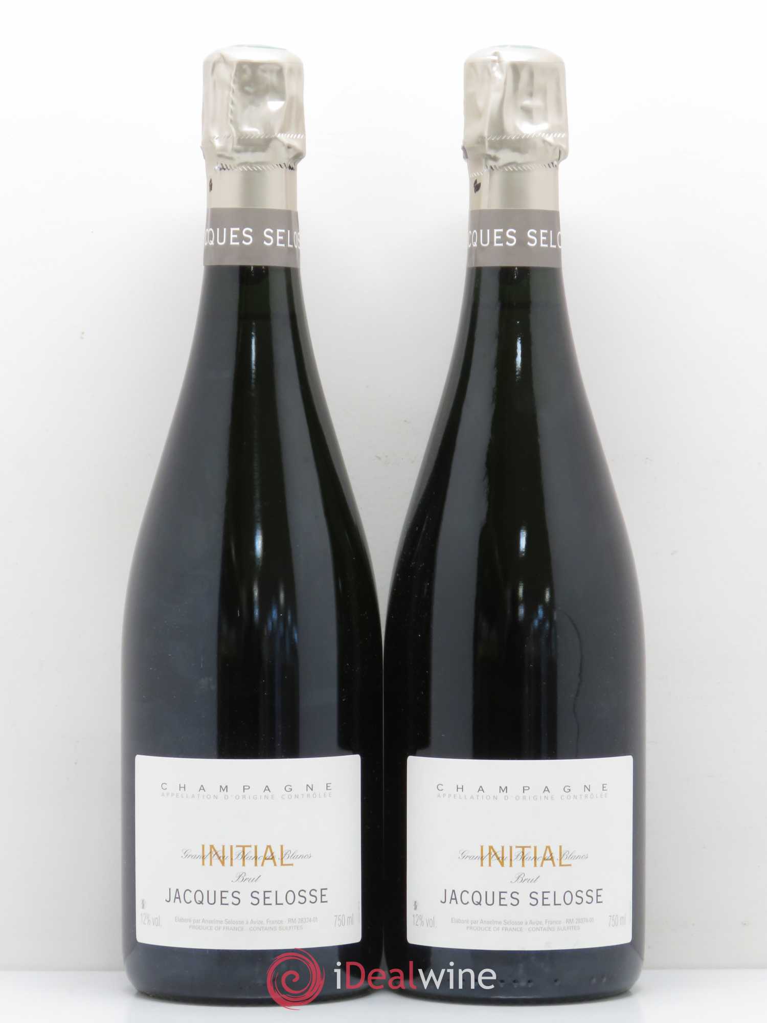 Initial Brut Jacques Selosse - Lot de 2 bouteilles - 0
