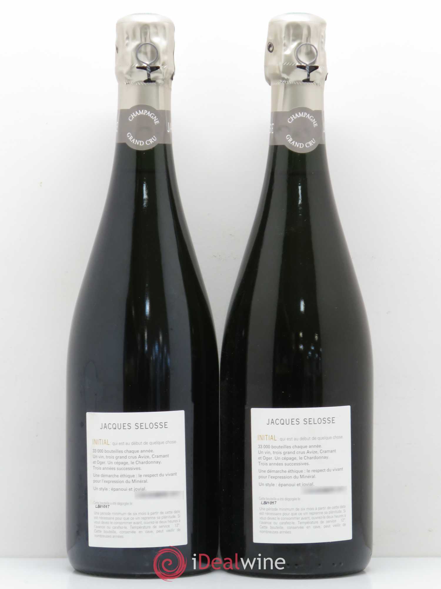 Initial Brut Jacques Selosse - Lot de 2 bouteilles - 1