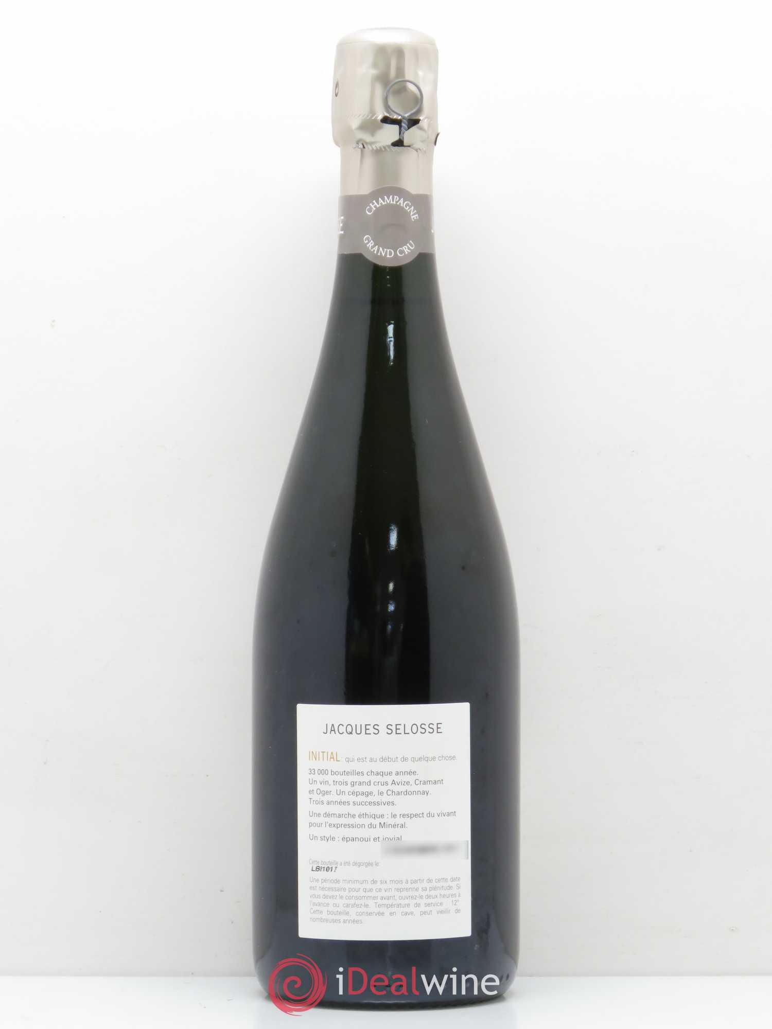 Initial Brut Jacques Selosse - Lot de 1 bouteille - 1