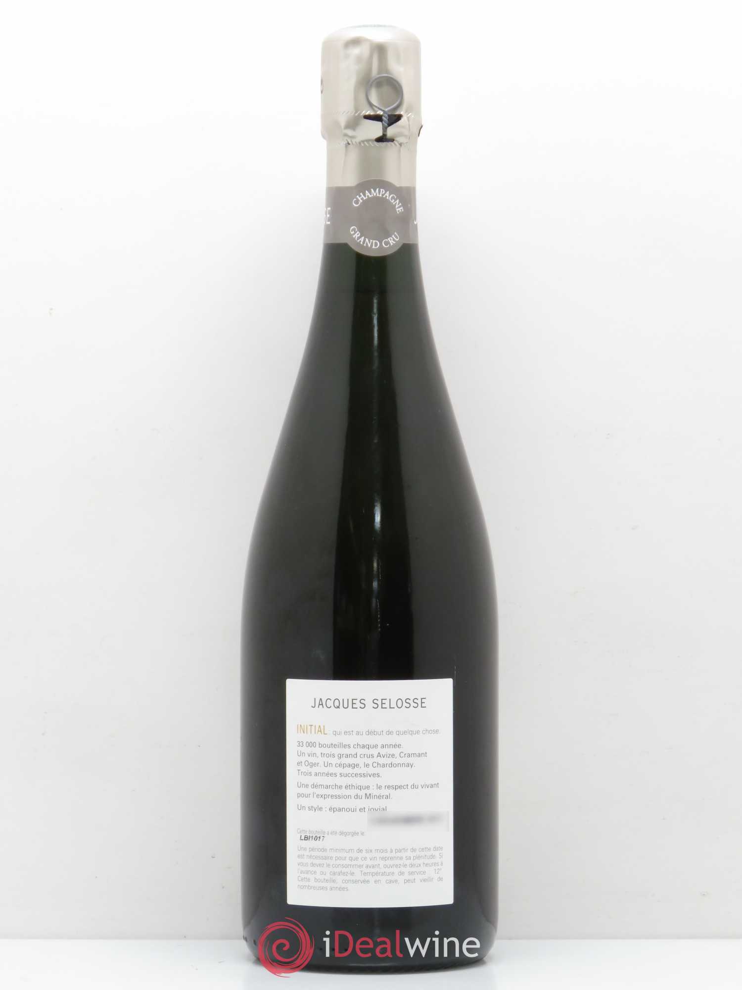 Initial Brut Jacques Selosse - Lot de 1 bouteille - 1