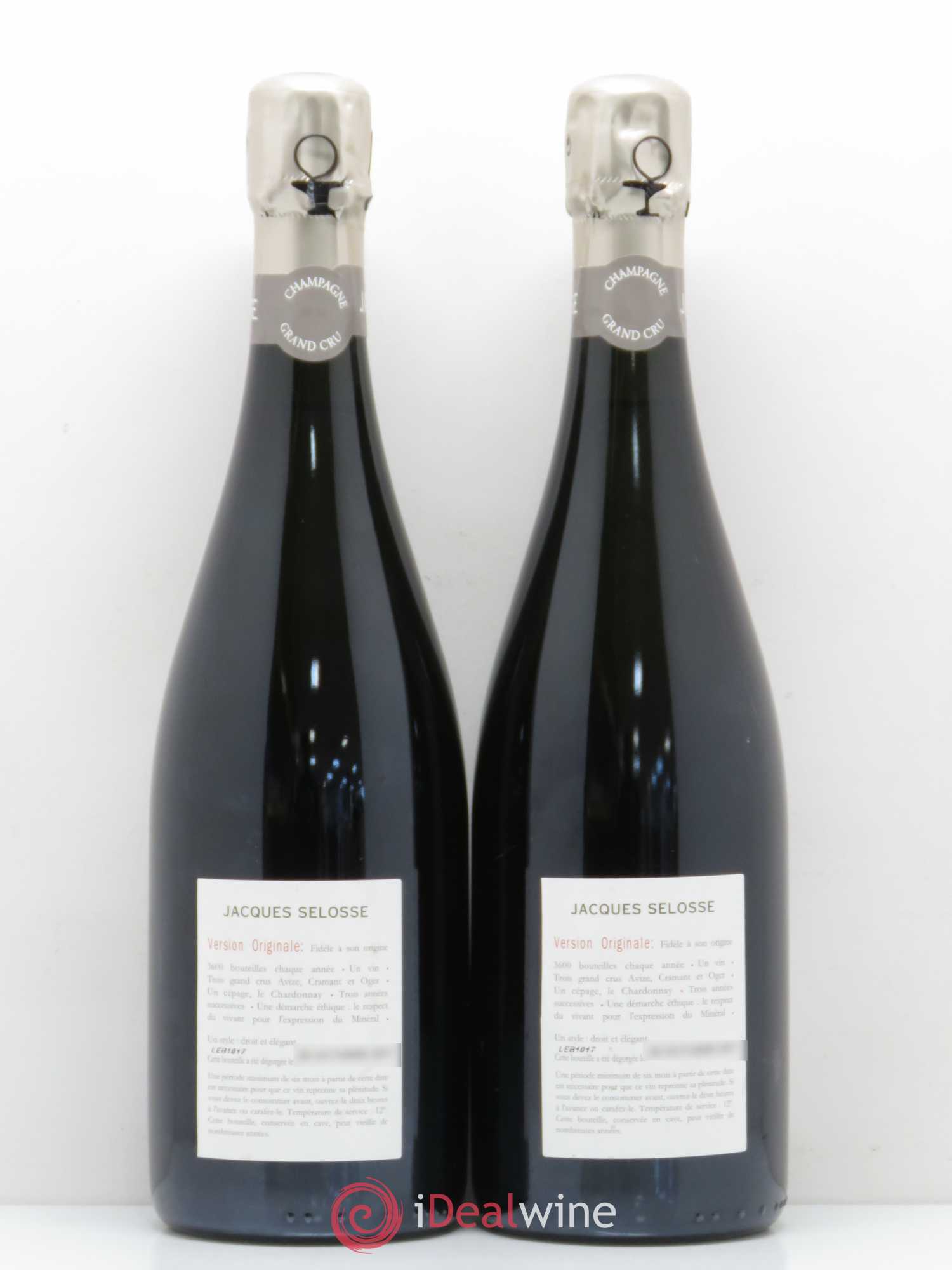 Version Originale Jacques Selosse - Lot de 2 bouteilles - 1