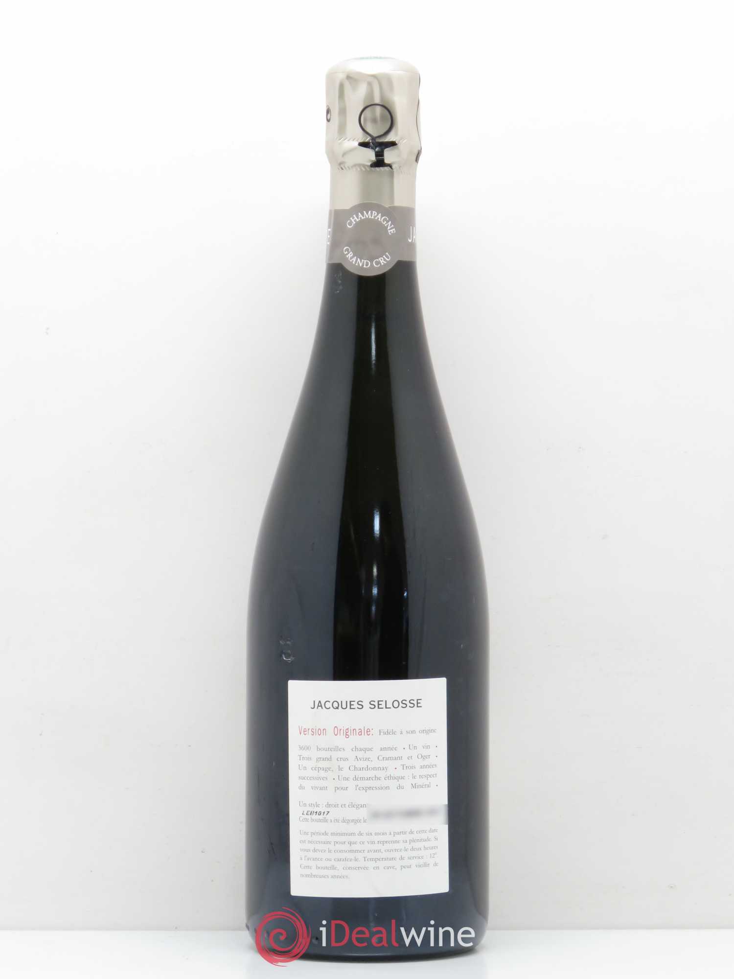 Version Originale Jacques Selosse - Lot de 1 bouteille - 1