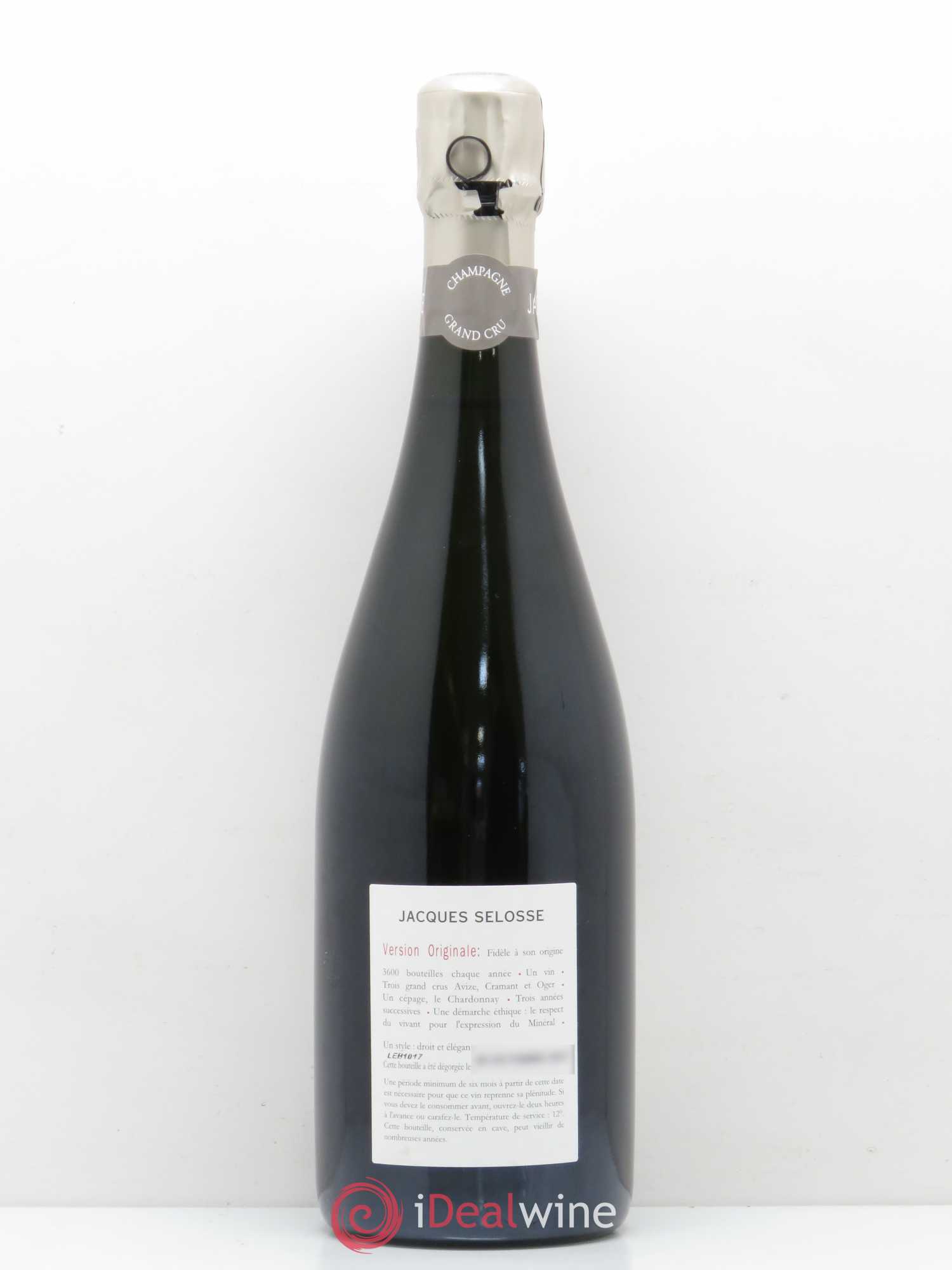 Version Originale Jacques Selosse - Lot de 1 bouteille - 1