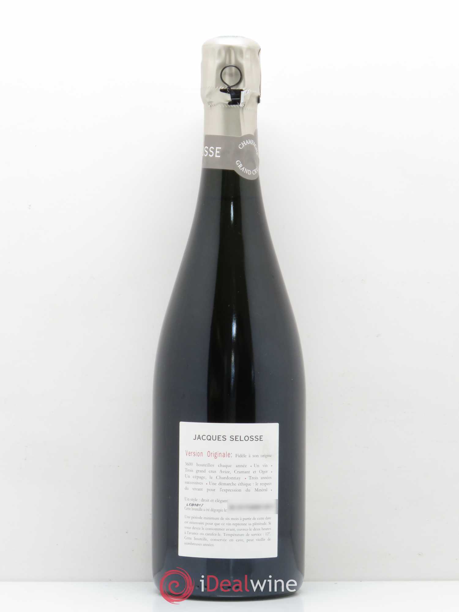 Version Originale Jacques Selosse - Lot de 1 bouteille - 1