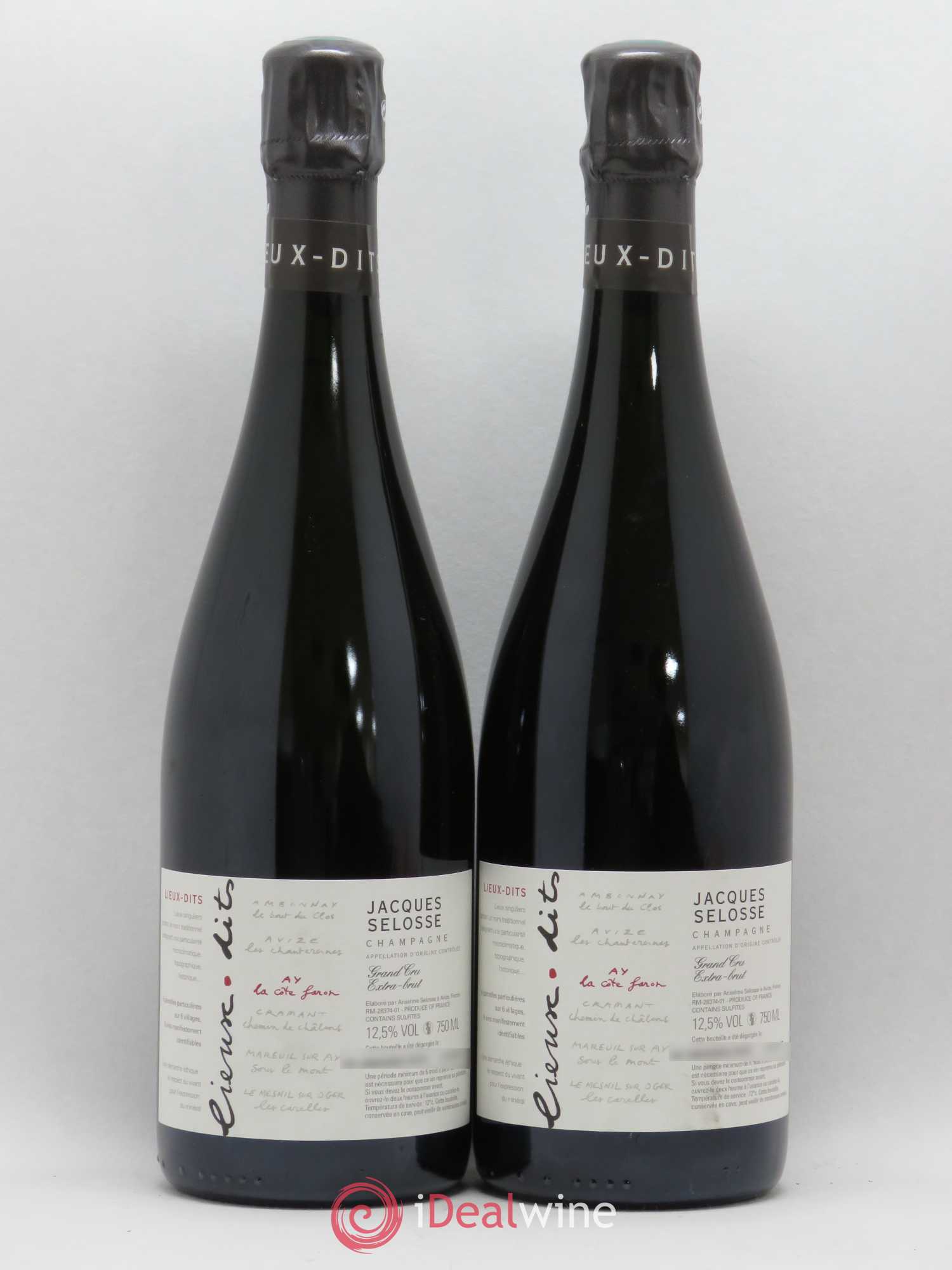 La Côte Faron Blanc de Noirs Grand Cru Extra-Brut Jacques Selosse - Lot de 2 bouteilles - 0