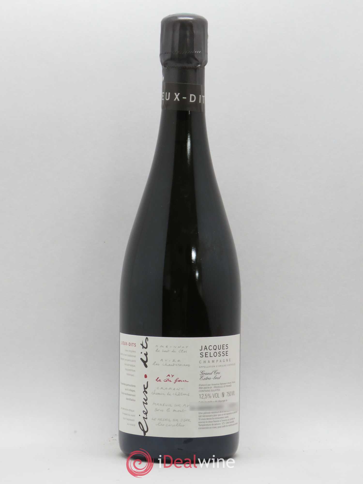 La Côte Faron Blanc de Noirs Grand Cru Extra-Brut Jacques Selosse - Lot de 1 bouteille - 0