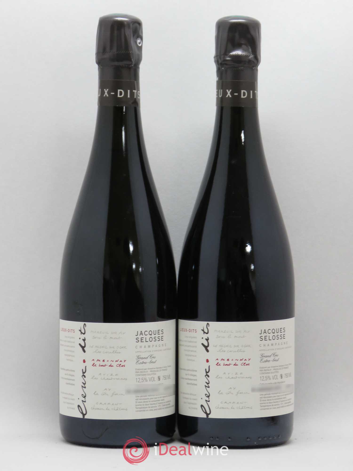 Ambonnay Le Bout du Clos Grand Cru Extra-Brut Jacques Selosse - Lot de 2 bouteilles - 0