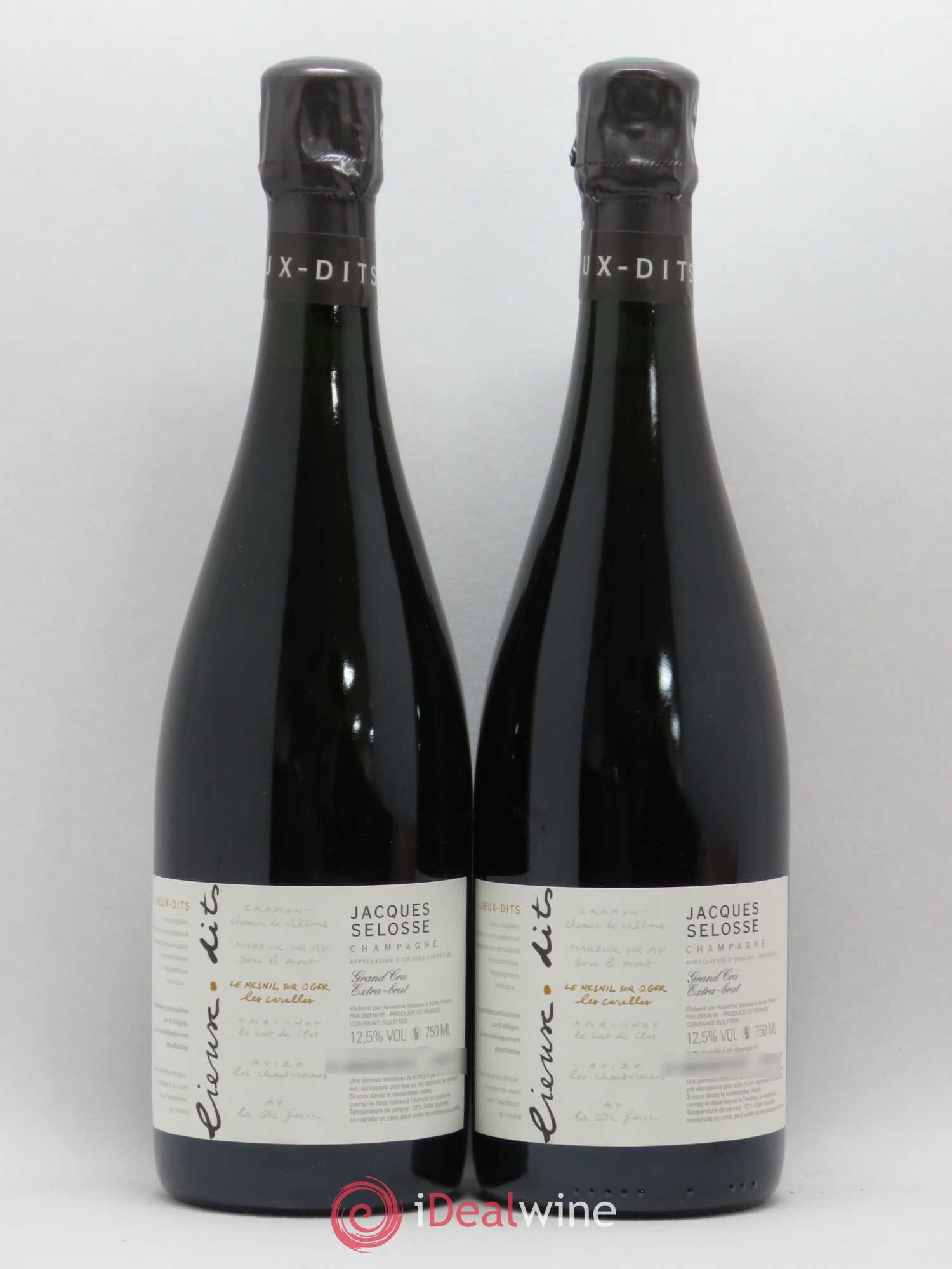 Les Carelles Blanc de Blancs Jacques Selosse - Lot de 2 bouteilles - 0