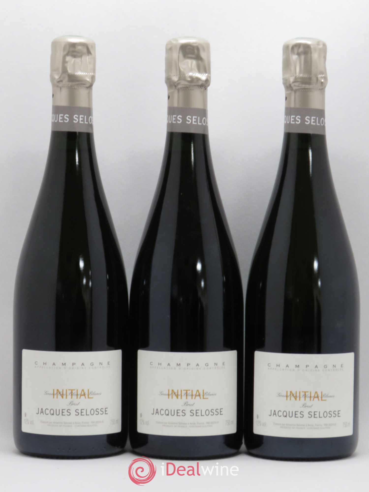 Initial Brut Jacques Selosse - Lot de 3 bouteilles - 0