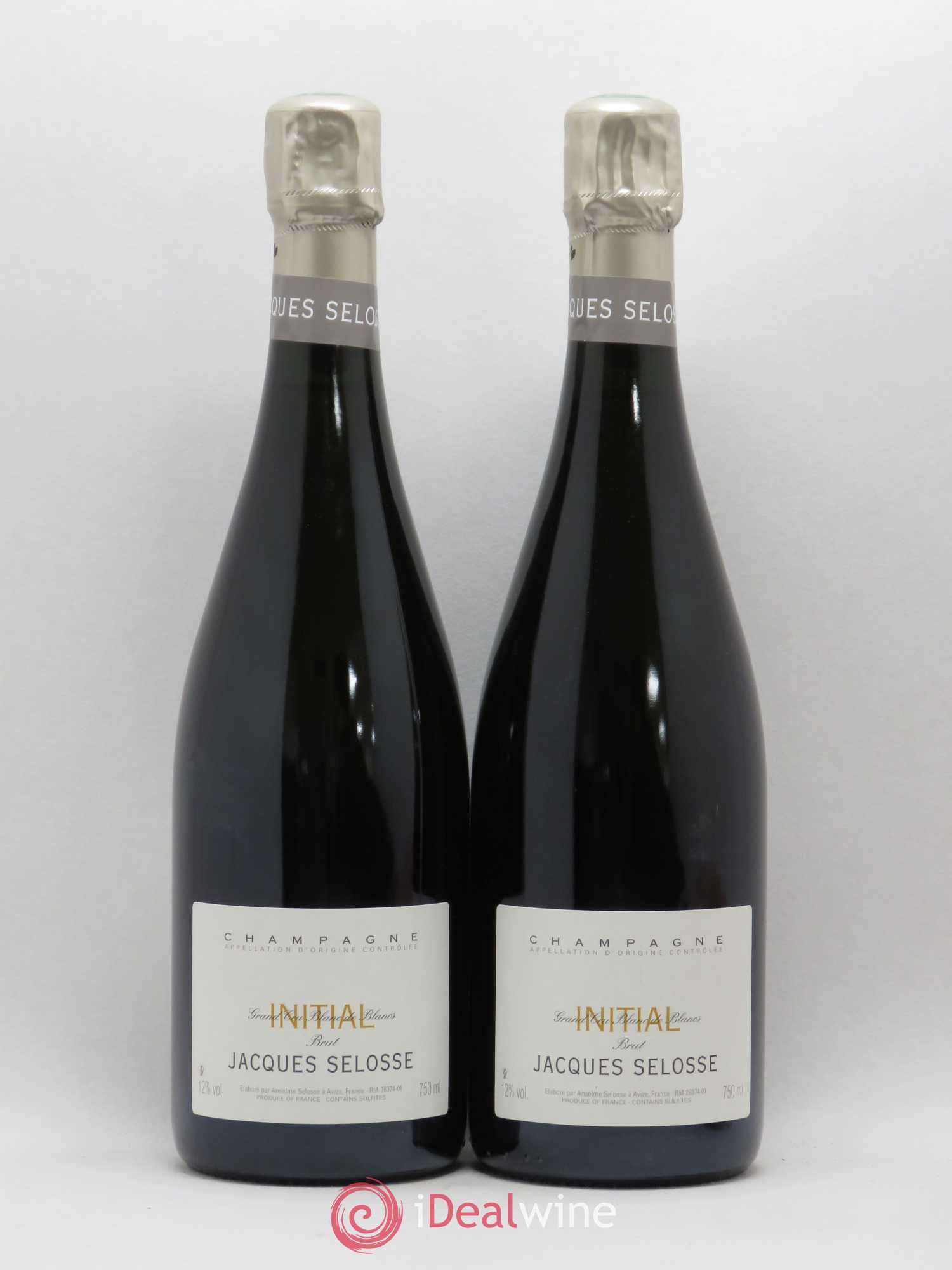 Initial Brut Jacques Selosse - Lot de 2 bouteilles - 0
