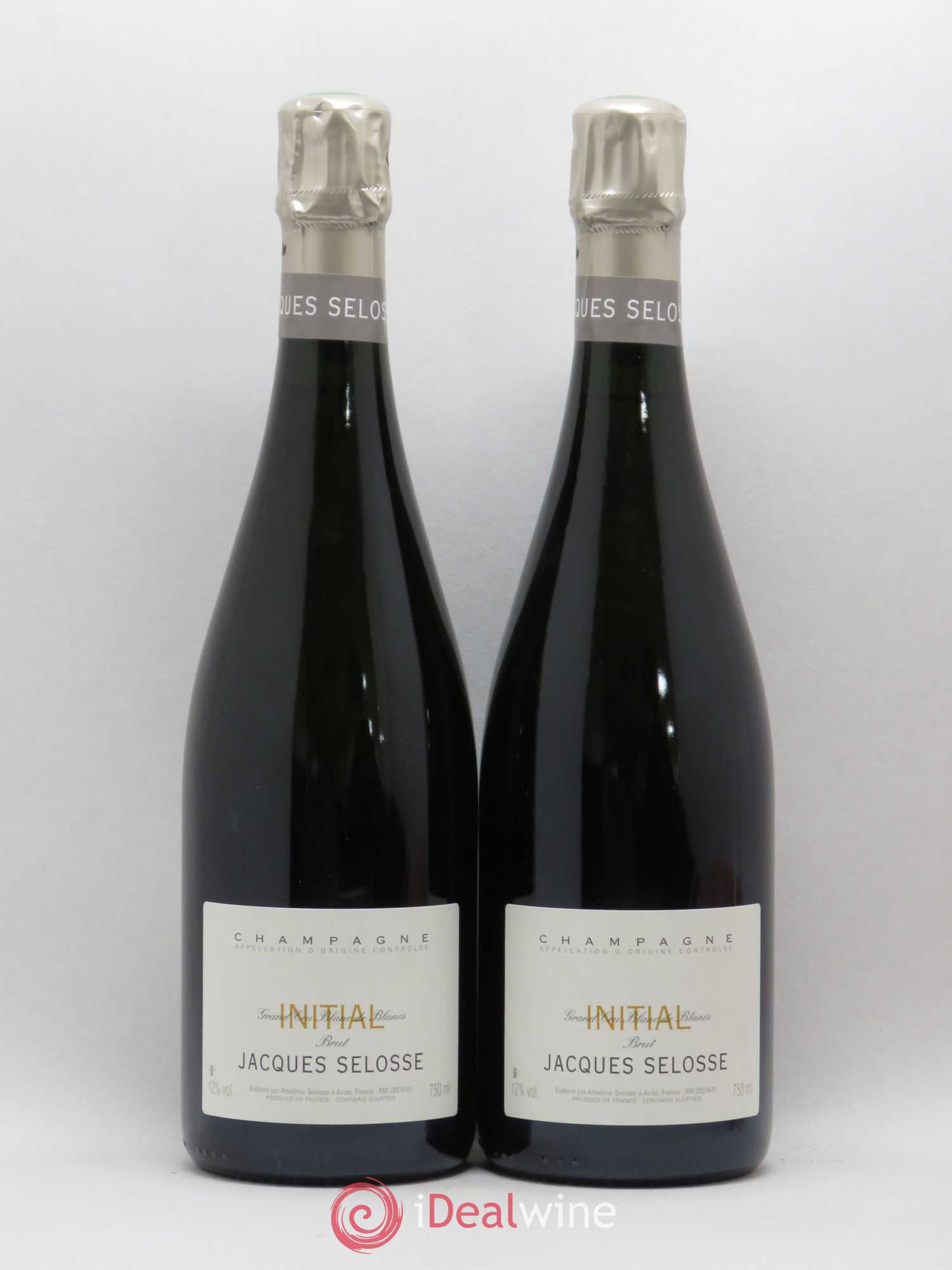 Initial Brut Jacques Selosse - Lot de 2 bouteilles - 0