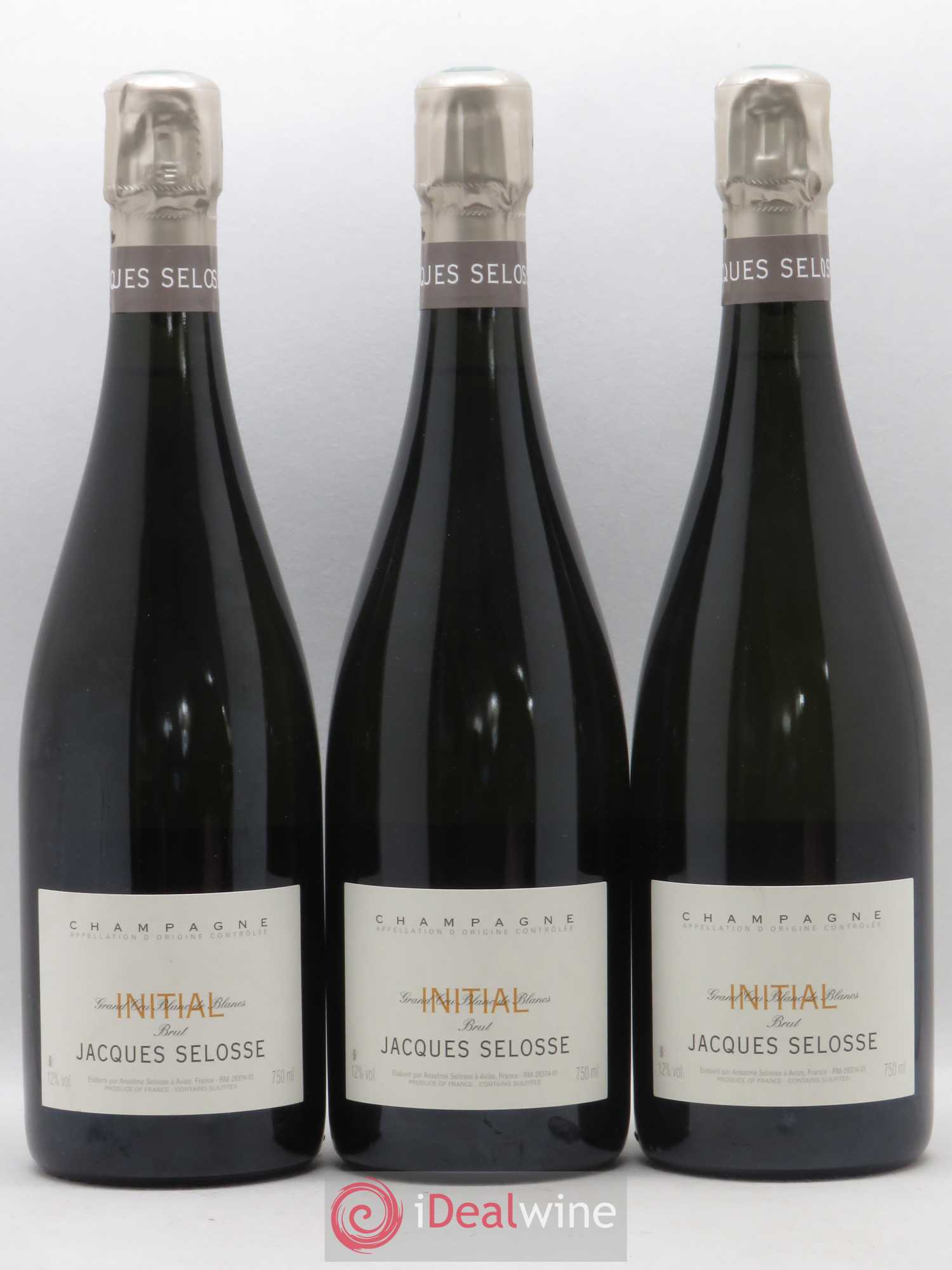 Initial Brut Jacques Selosse - Lot de 3 bouteilles - 0