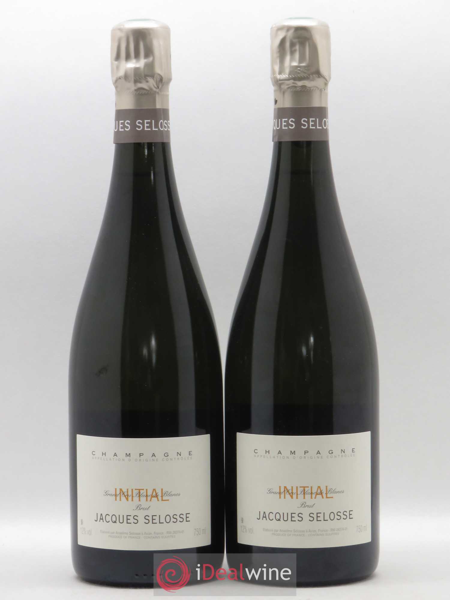 Initial Brut Jacques Selosse - Lot de 2 bouteilles - 0