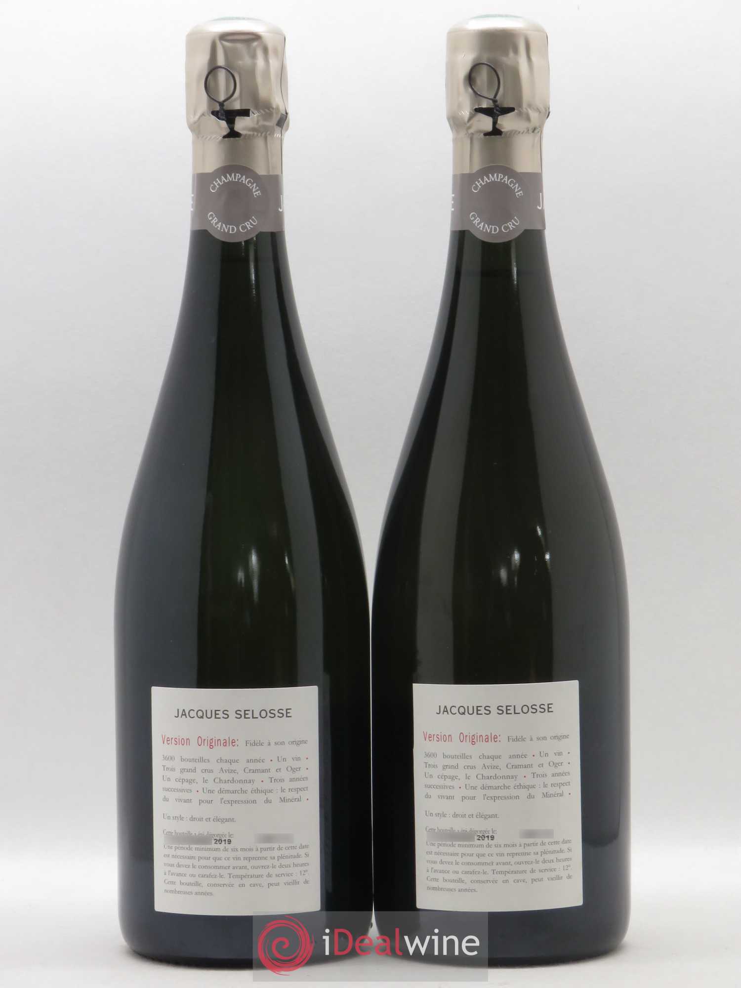 Version Originale Jacques Selosse - Lot de 2 bouteilles - 1