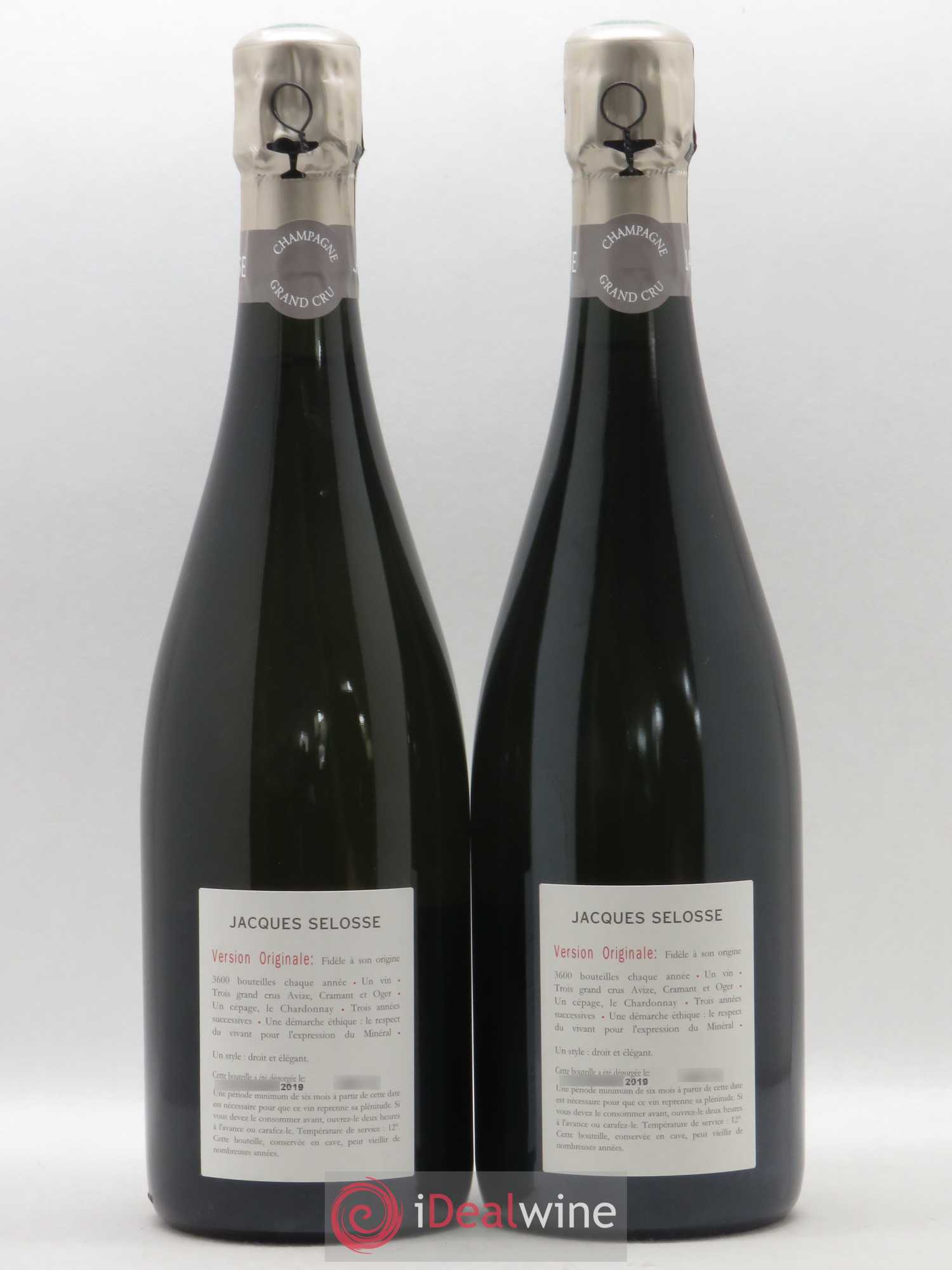 Version Originale Jacques Selosse - Lot de 2 bouteilles - 1