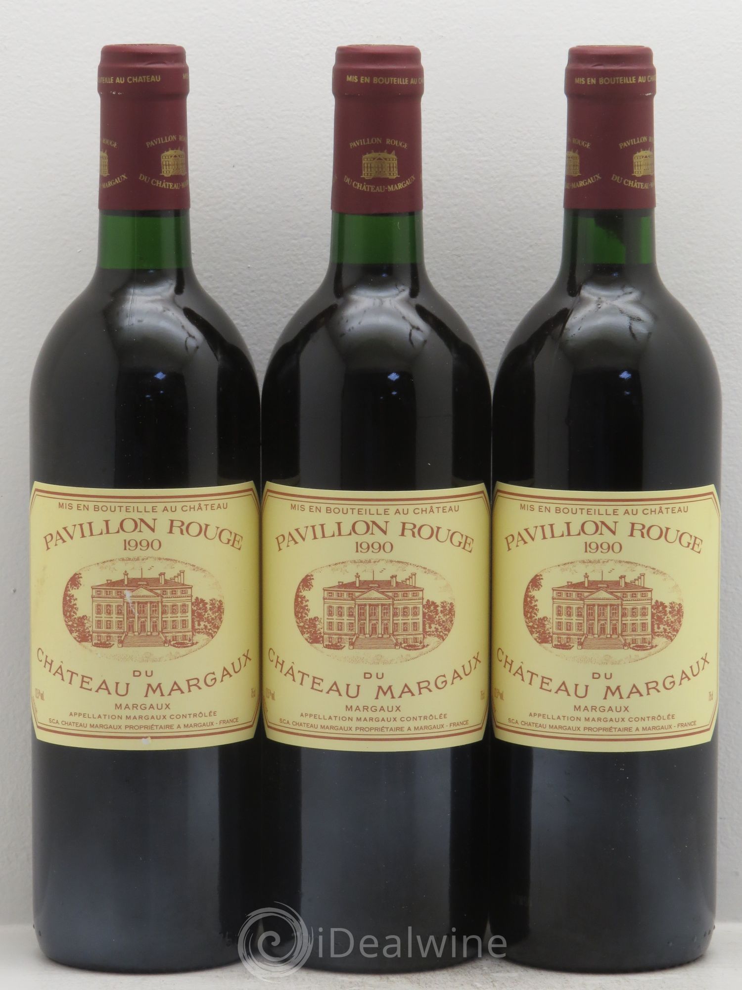 Pavillon Rouge du Château Margaux Second Vin 1990 - Lot de 12 bouteilles - 2