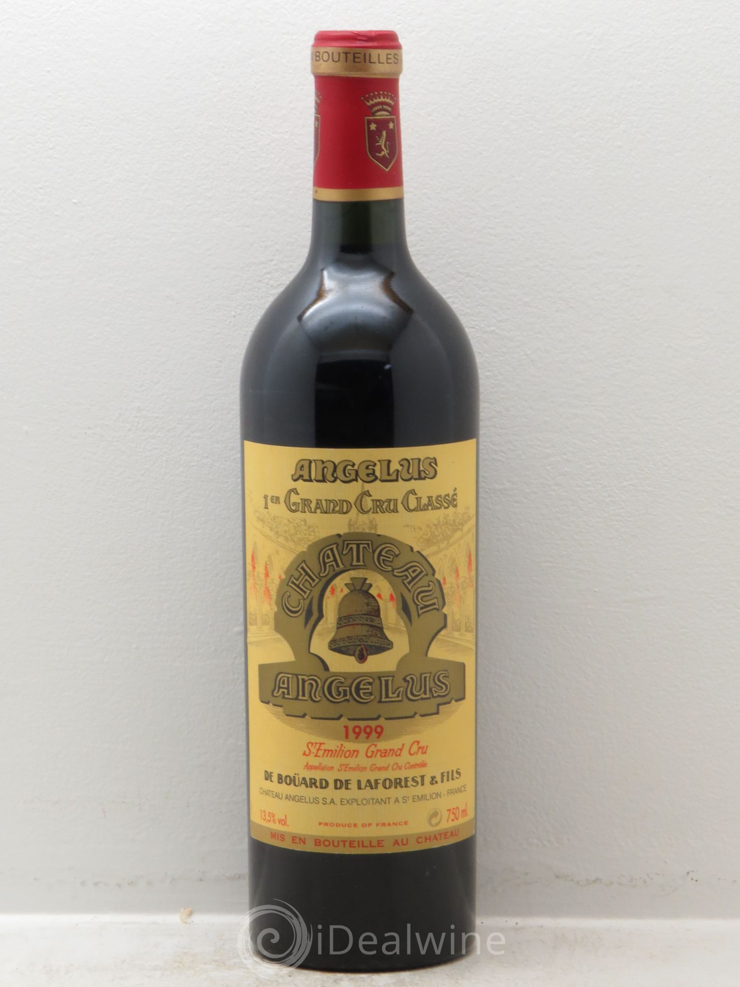 Château Angélus 1er Grand Cru Classé A 1999 - Lot de 1 bouteille - 0