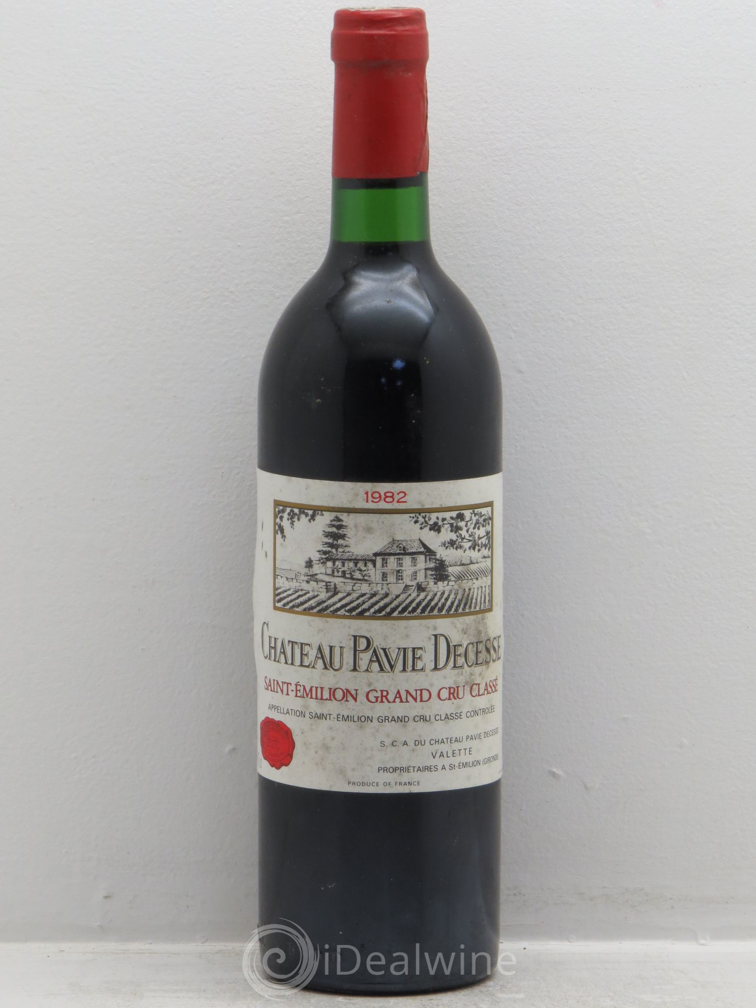 Château Pavie Decesse Grand Cru Classé 1982 - Lot de 1 bouteille - 0