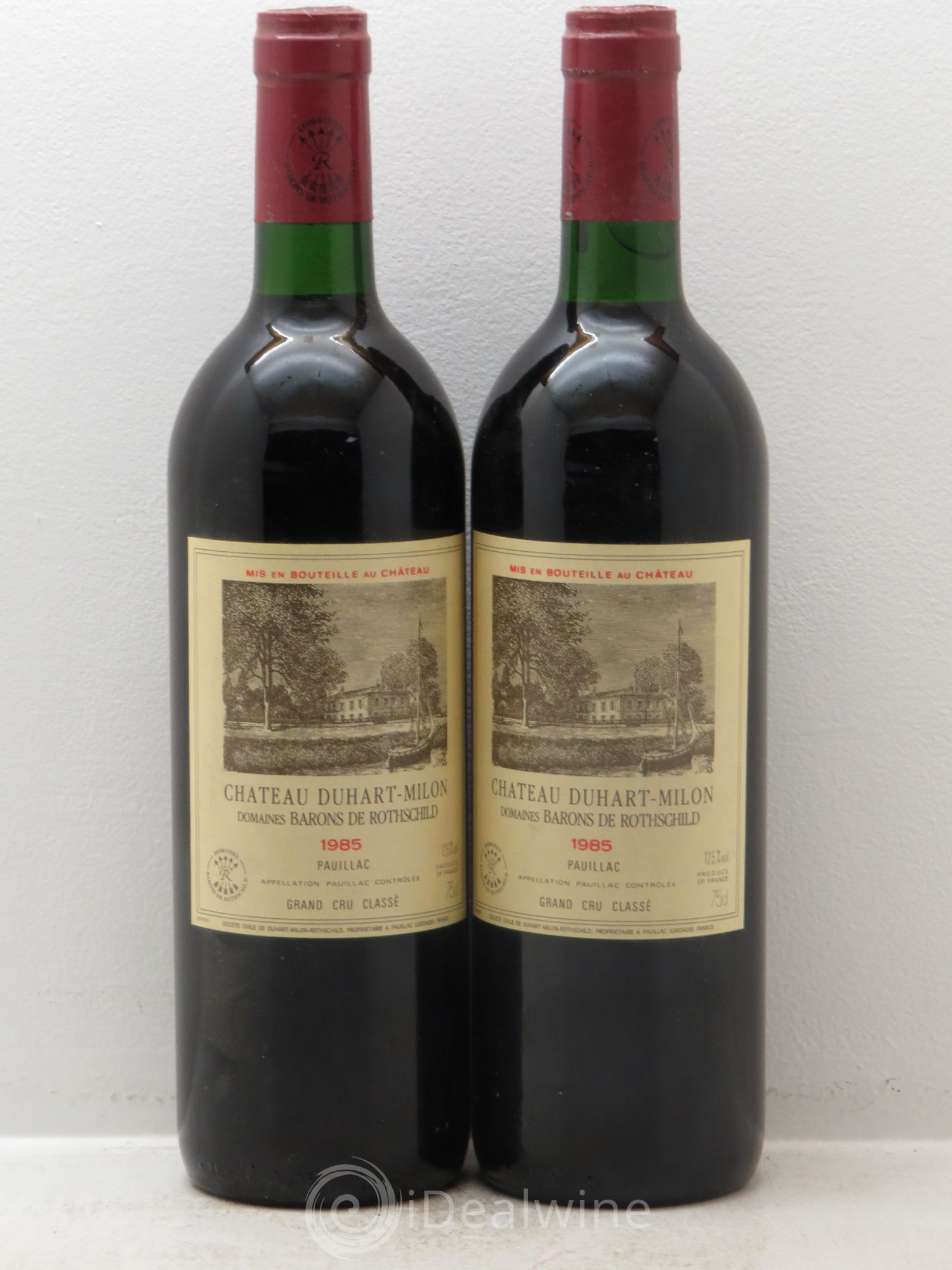 Château Duhart-Milon 4ème Grand Cru Classé 1985 - Lot de 2 bouteilles - 0