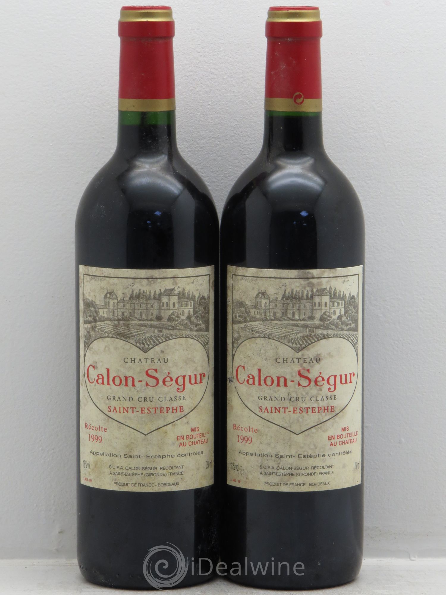 Château Calon Ségur 3ème Grand Cru Classé 1999 - Lot de 2 bouteilles - 0