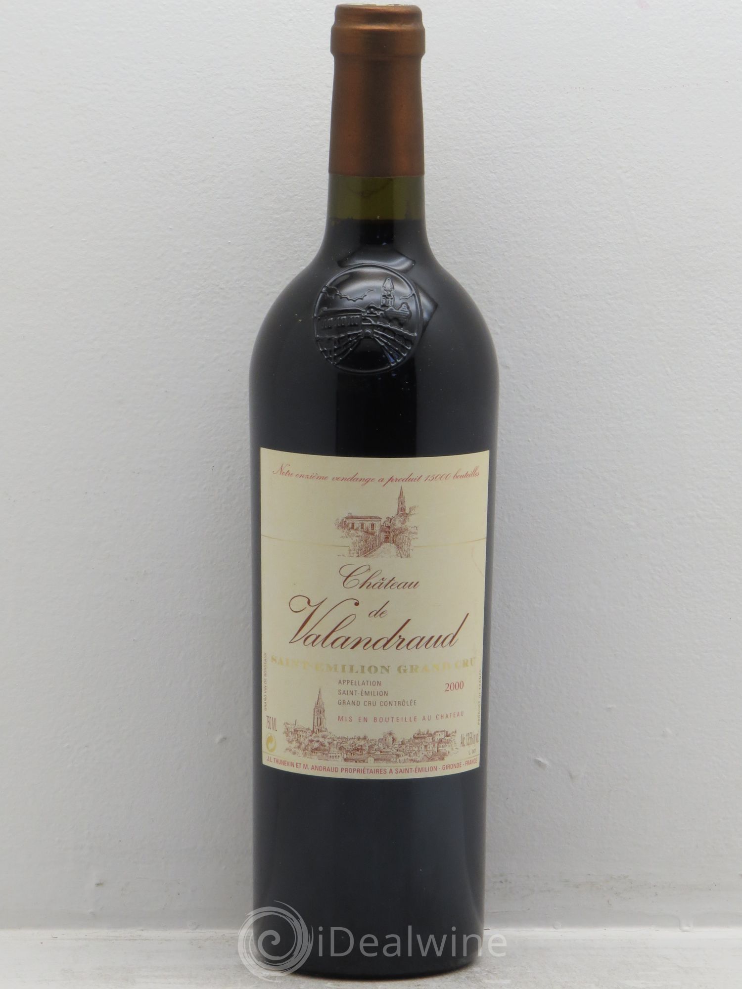 Château de Valandraud 2000 - Lot de 1 bouteille - 0
