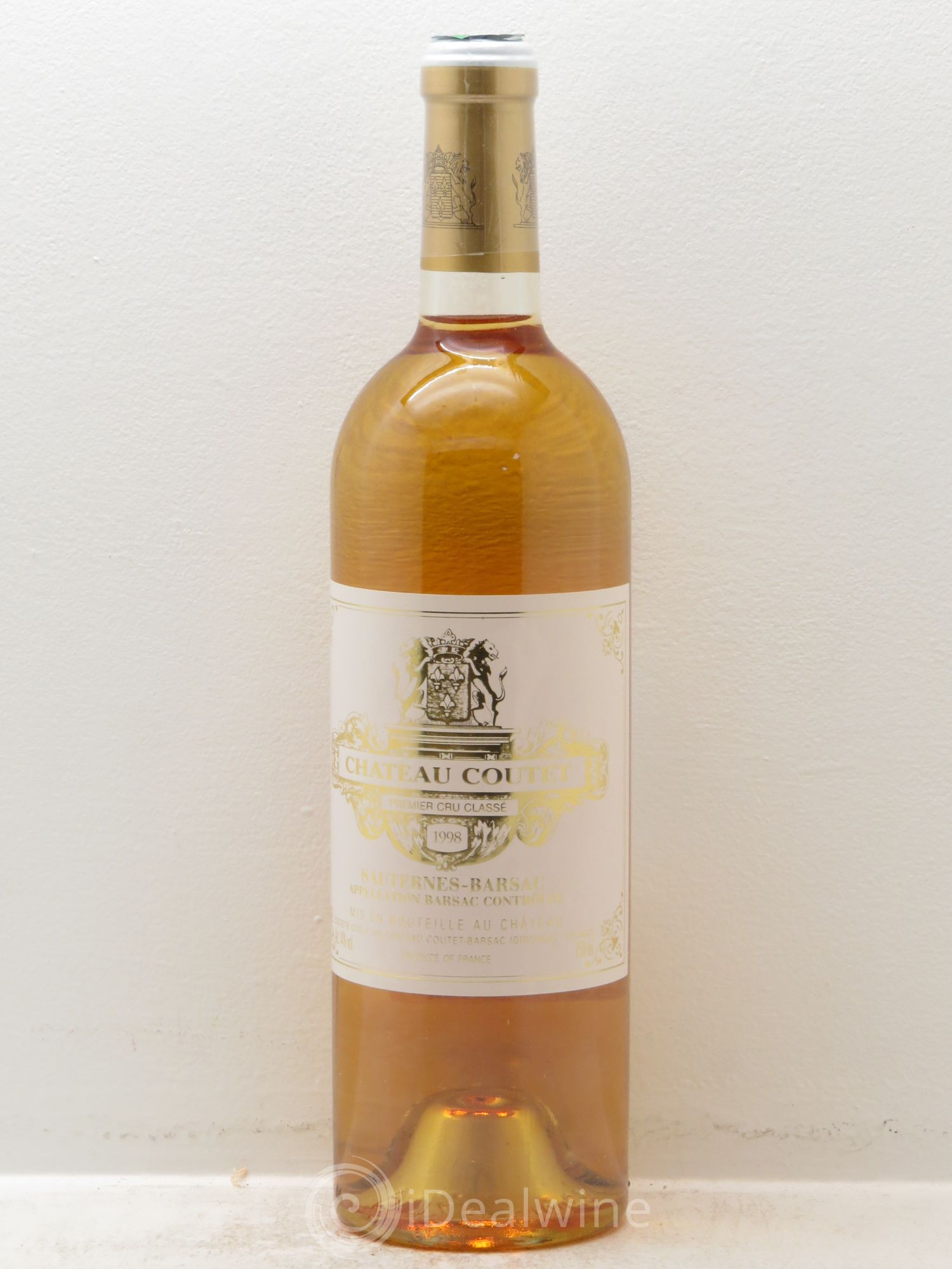 Château Coutet 1er Grand Cru Classé 1998 - Lotto di 1 bottiglia - 0