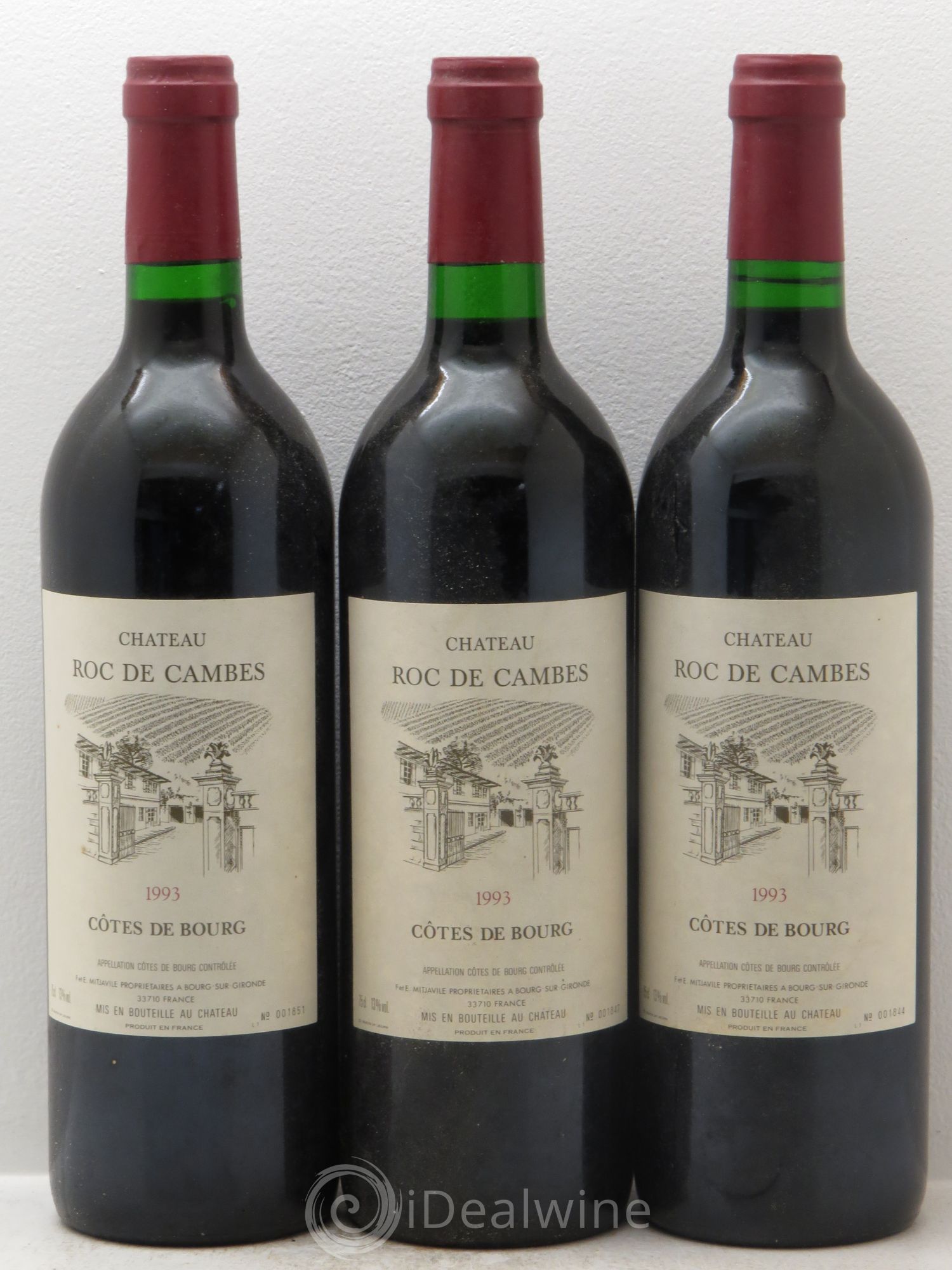 Roc de Cambes 1993 - Lot de 3 bouteilles - 0