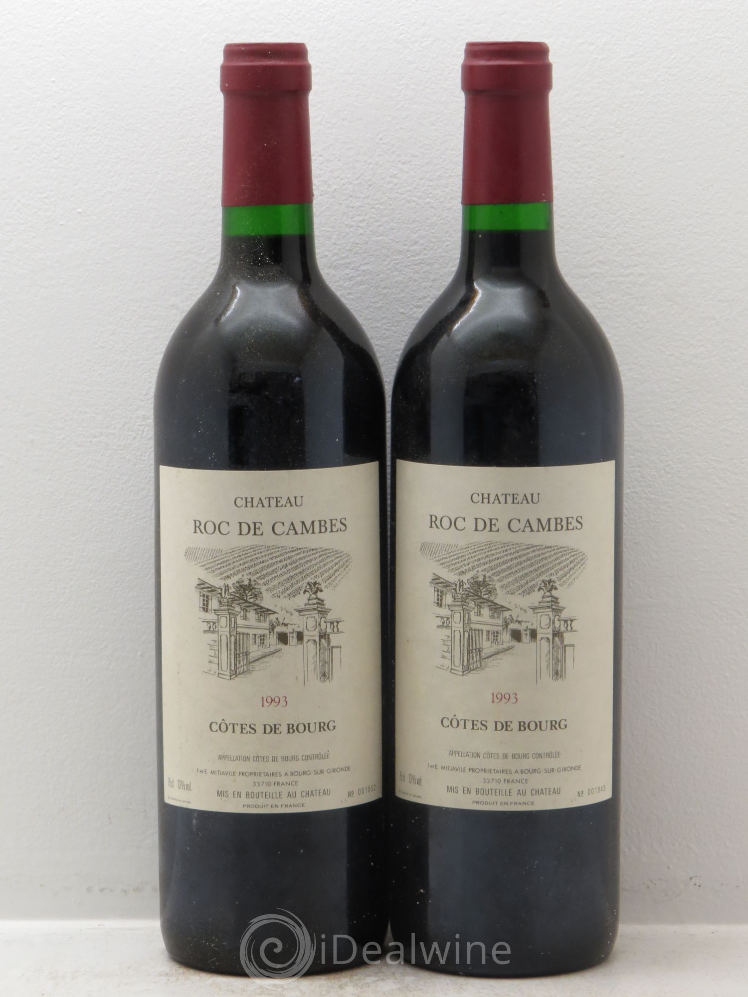 Roc de Cambes 1993 - Posten von 2 Flaschen - 0