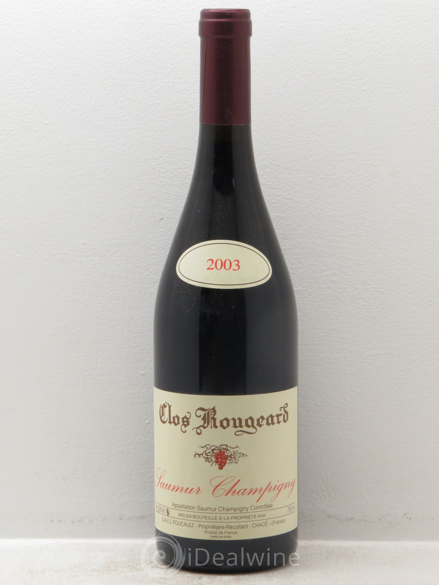 Saumur-Champigny Clos Rougeard 2003 - Lot de 1 bouteille - 0