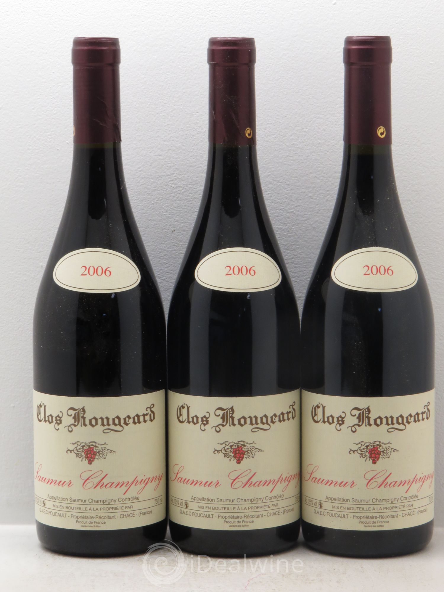 Saumur-Champigny Clos Rougeard 2006 - Lot de 3 bouteilles - 0
