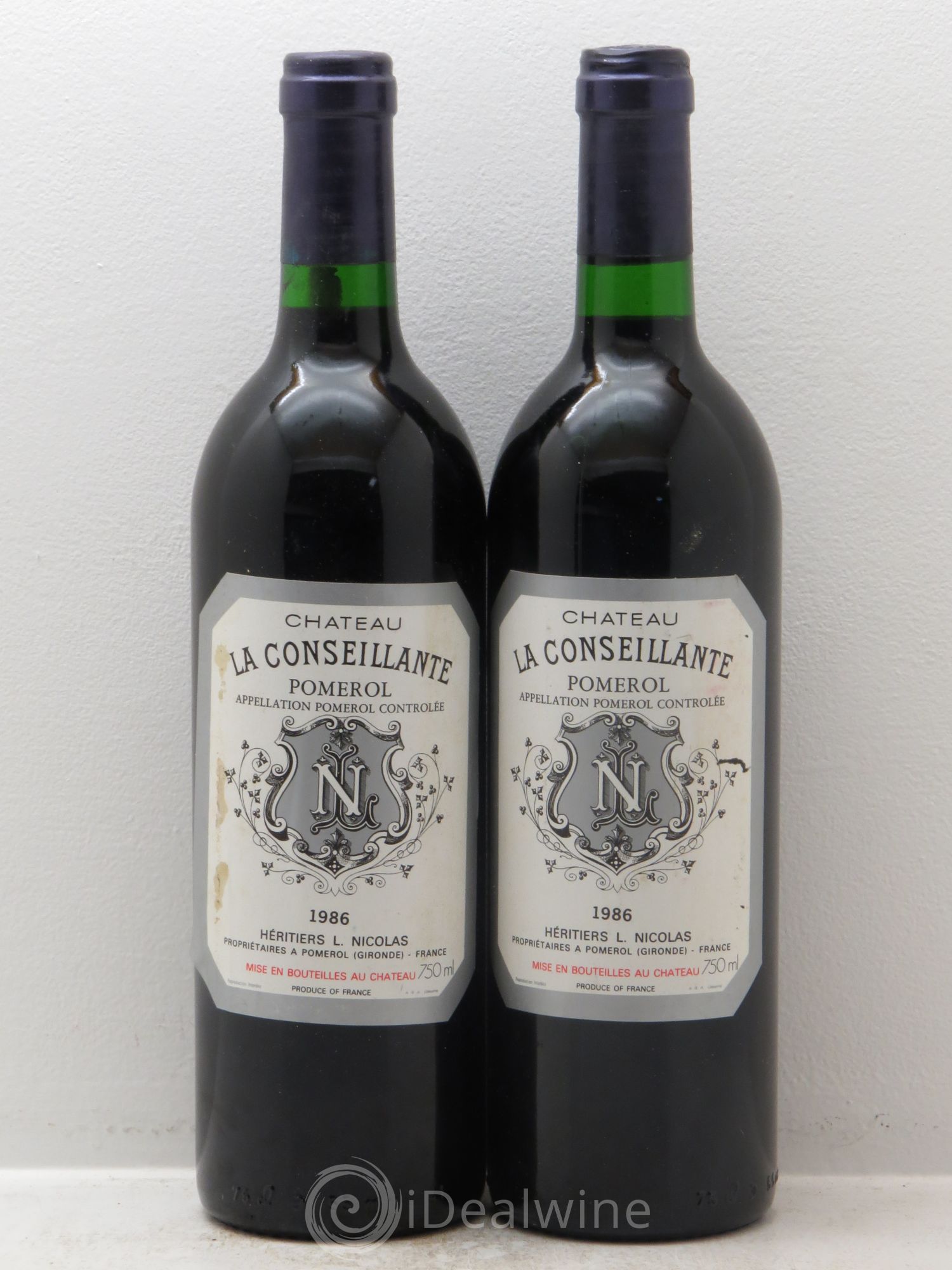 Château la Conseillante 1986 - Lot de 2 bouteilles - 0