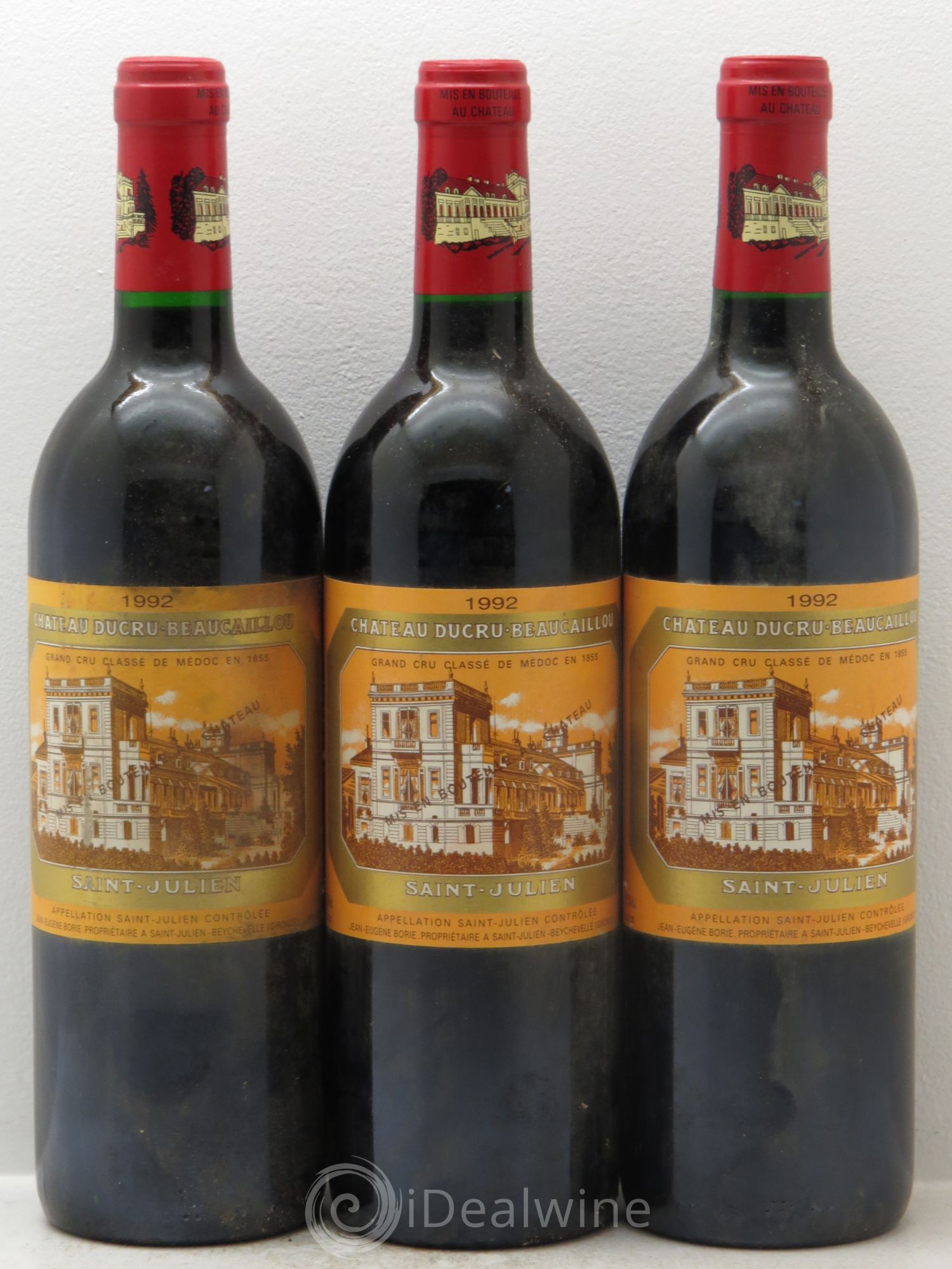 Château Ducru Beaucaillou 2ème Grand Cru Classé 1992 - Lot de 3 bouteilles - 0