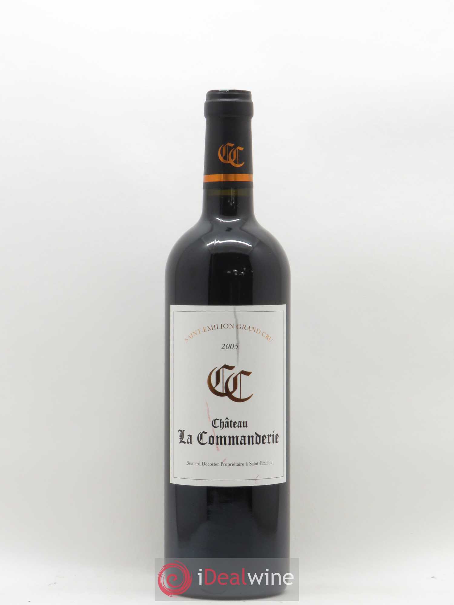 Château la Commanderie Grand Cru Classé 2005 - Lot de 1 bouteille - 0